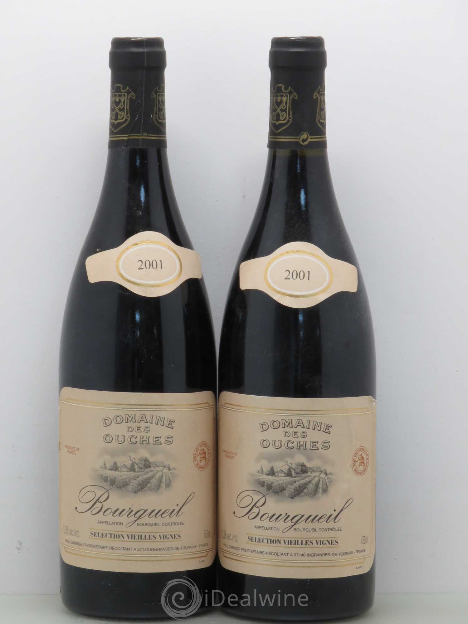 Bourgueil Vieilles Vignes Domaine des Ouches 2001 - Posten von 2 Flaschen - 0