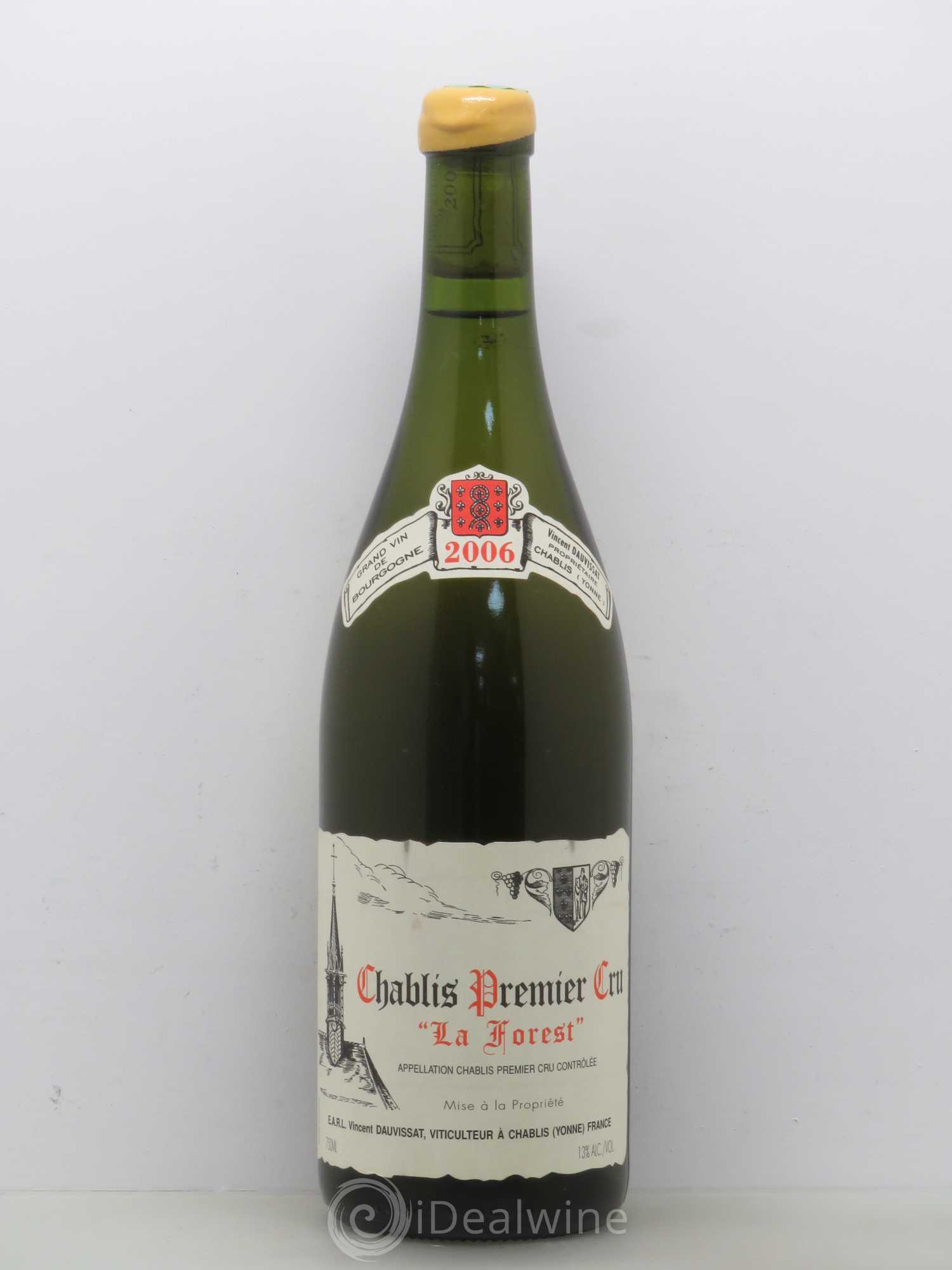 Chablis 1er Cru La Forest Vincent Dauvissat (Domaine) 2006 - Lot de 1 bouteille - 0