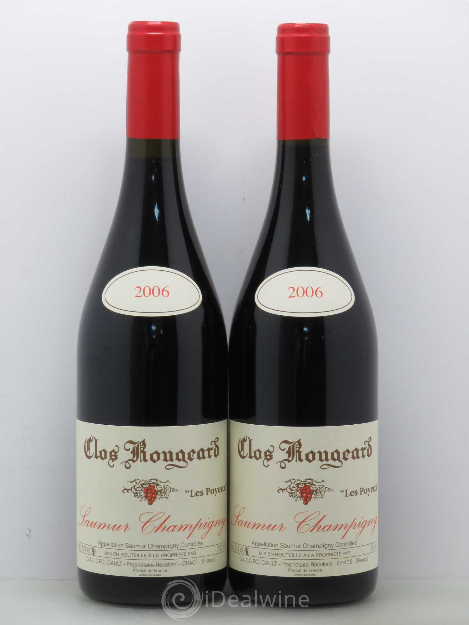 Saumur-Champigny Les Poyeux Clos Rougeard 2006 - Lot de 2 bouteilles - 0