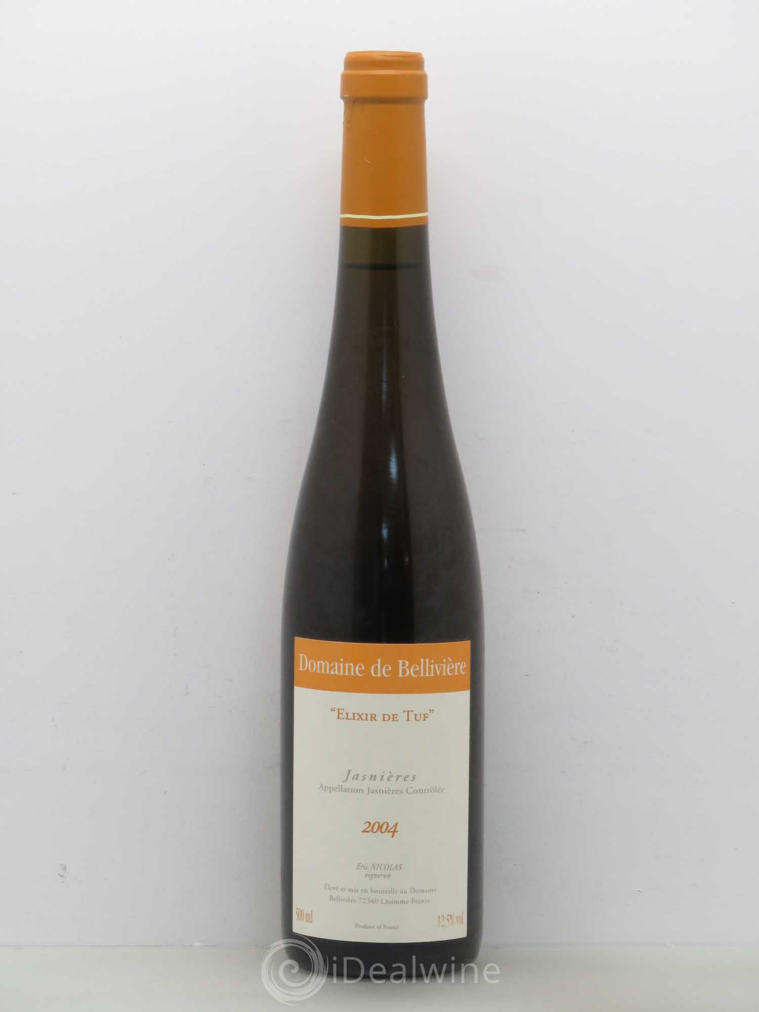 Jasnières Elixir de Tuf Domaine de Bellivière 2004 - Posten von 1 Flasche - 0