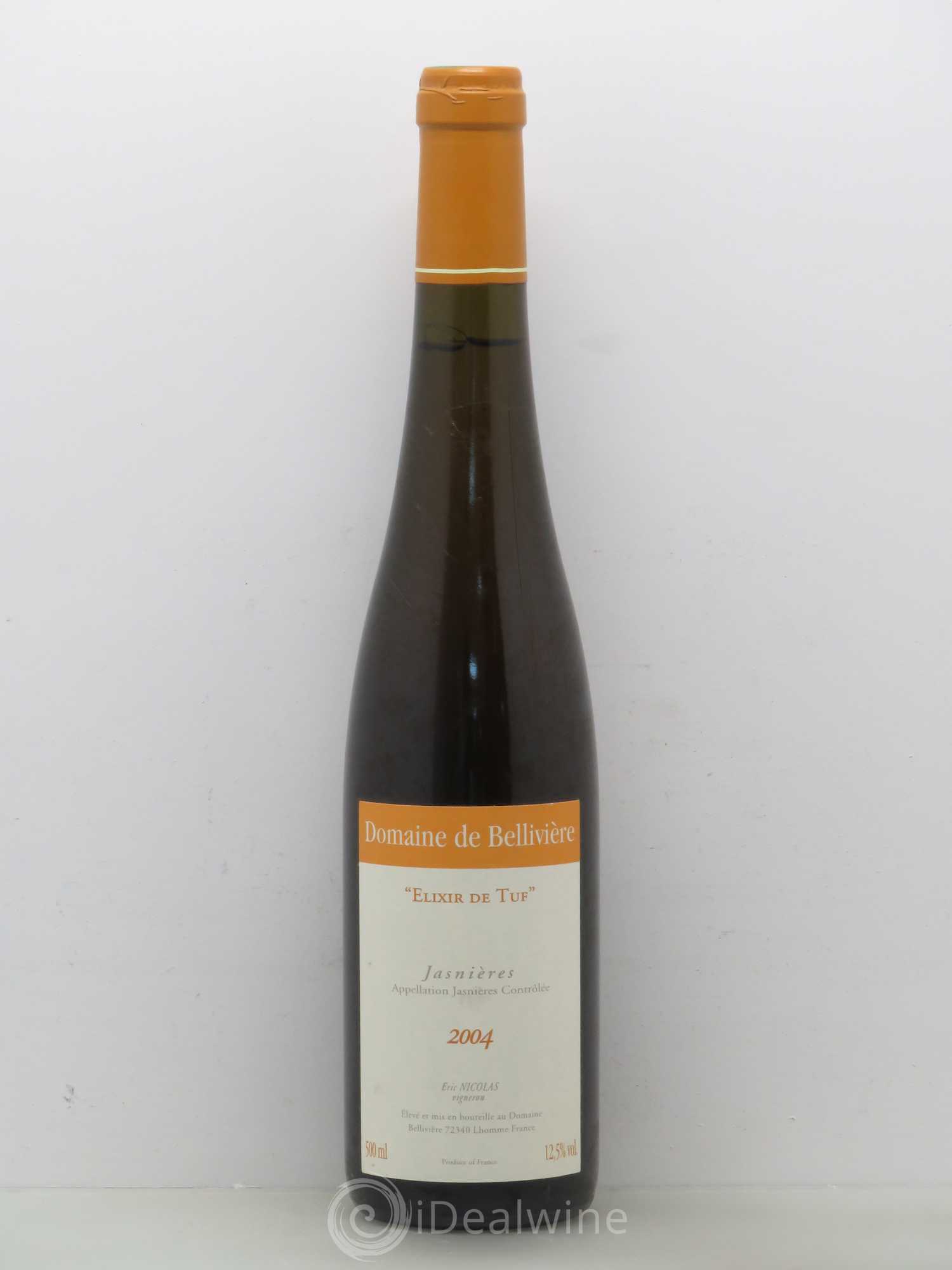 Jasnières Elixir de Tuf Domaine de Bellivière 2004 - Posten von 1 Flasche - 0