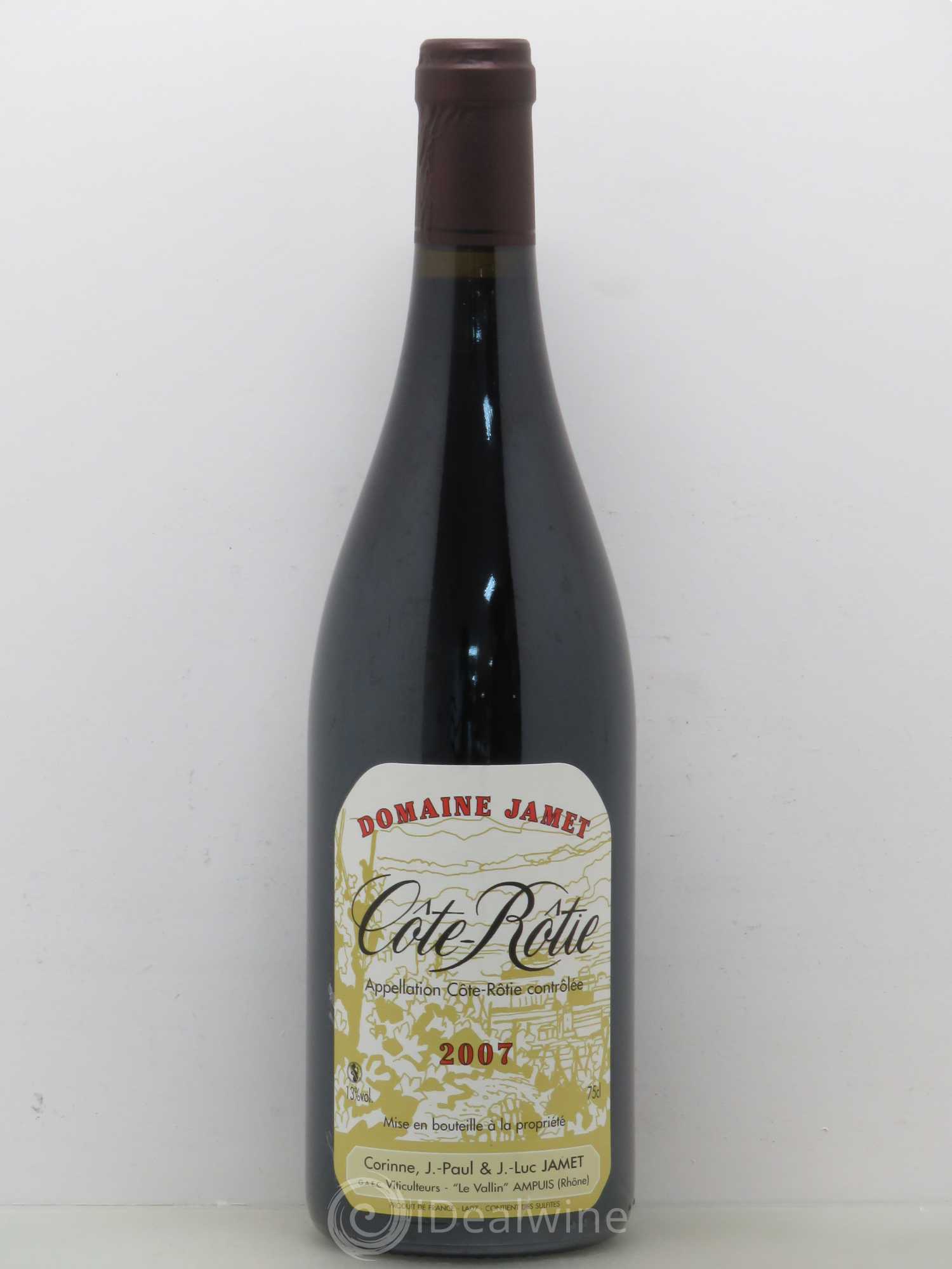 Côte-Rôtie Jamet (Domaine) 2007 - Lot de 1 bouteille - 0