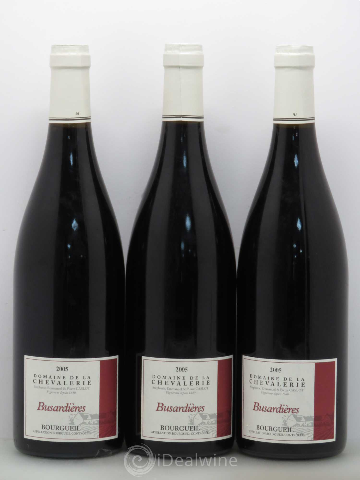 Bourgueil Busardières Domaine de la Chevalerie 2005 - Lot de 3 bouteilles - 0