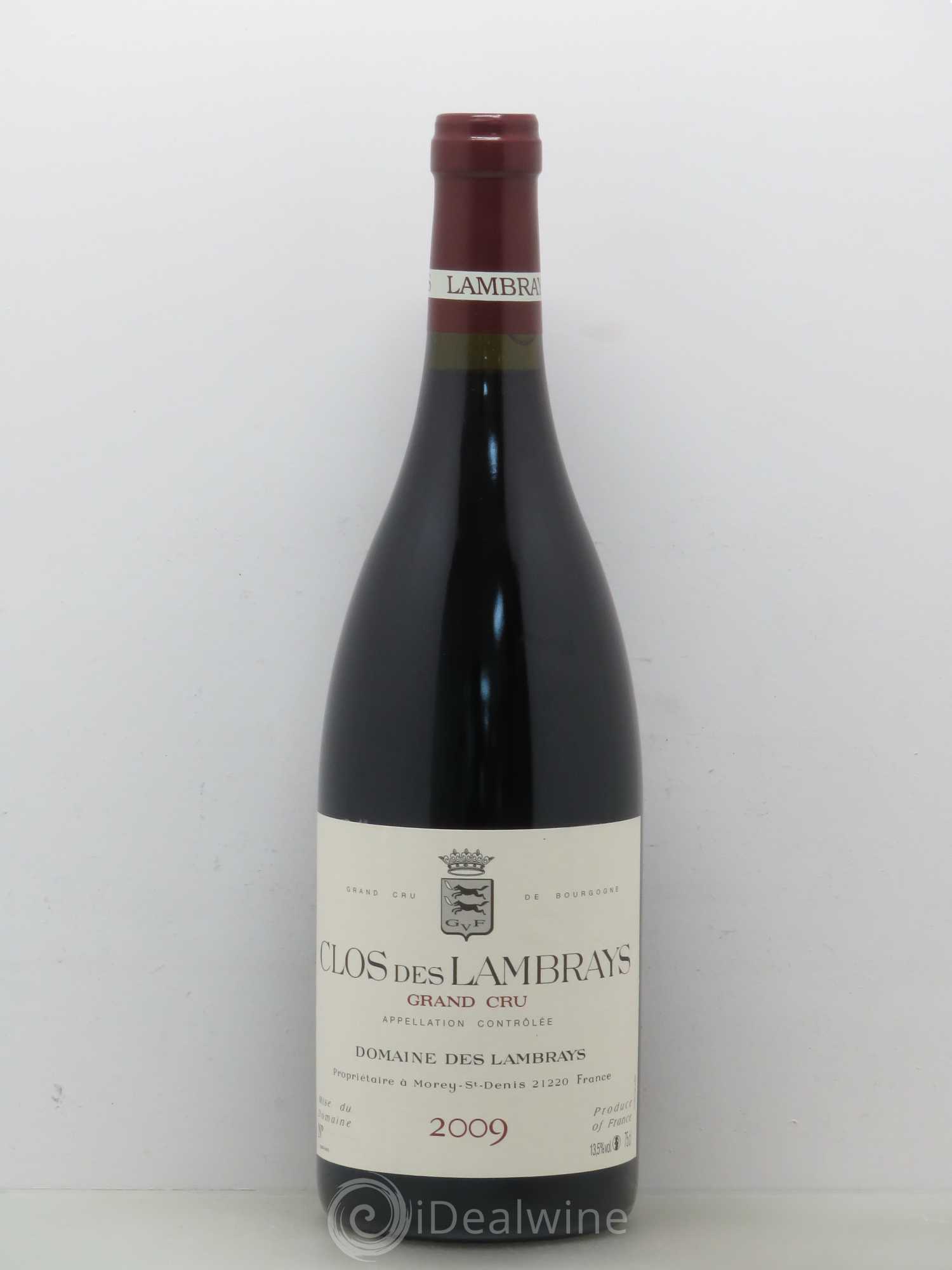 Clos des Lambrays Grand Cru Domaine des Lambrays 2009 - Lot de 1 bouteille - 0