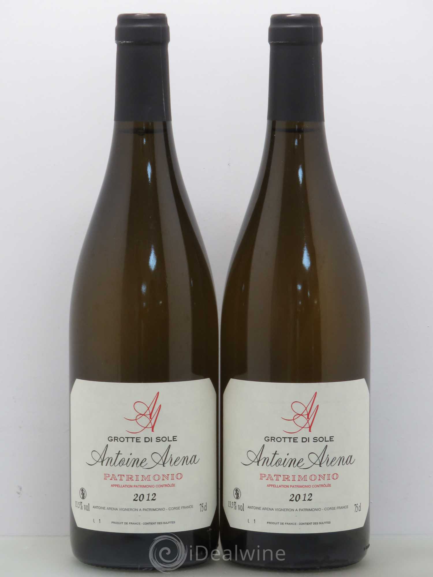 Patrimonio Grotte di Sole Antoine Arena 2012 - Lot de 2 bouteilles - 0