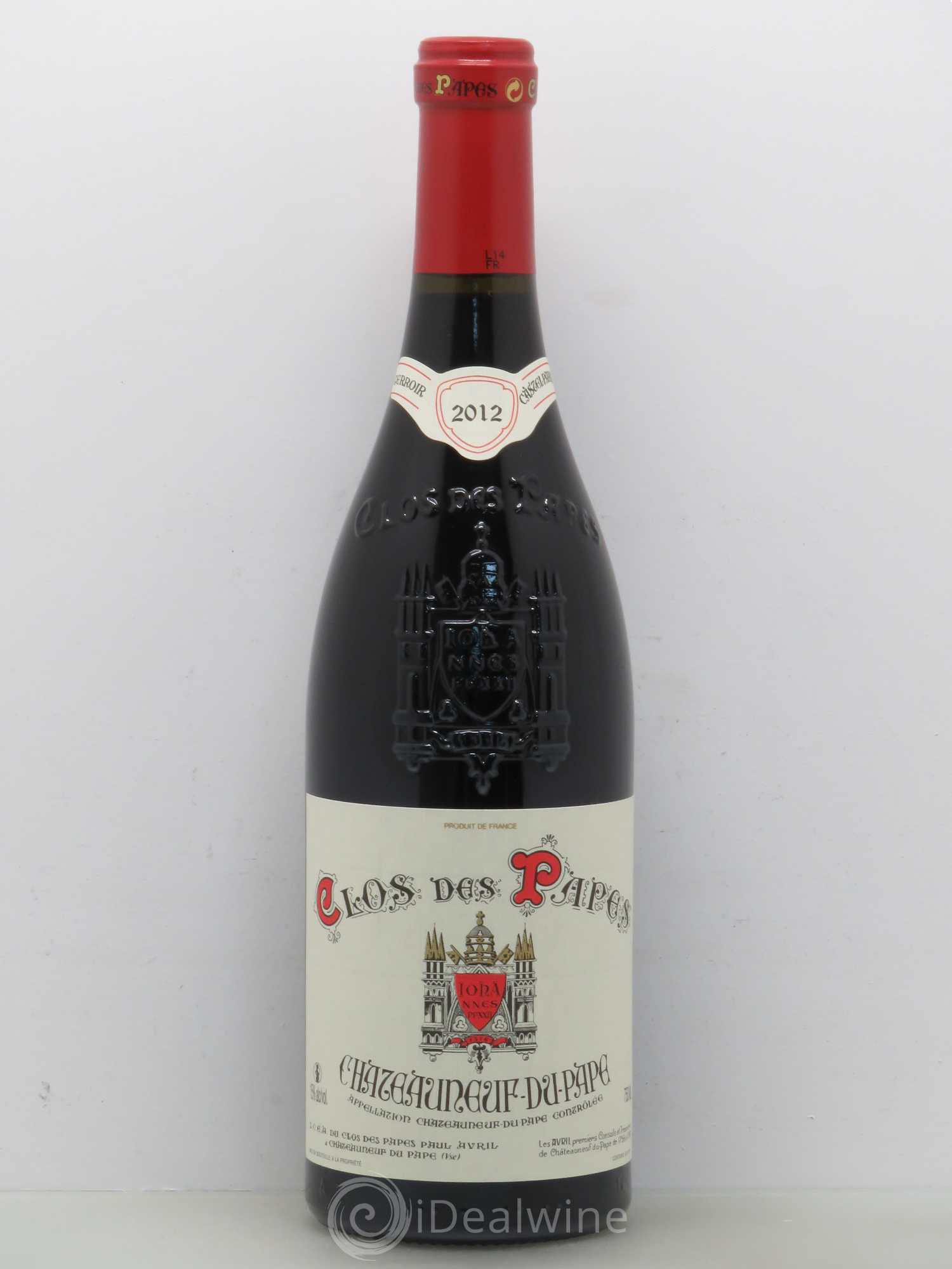 Châteauneuf-du-Pape Clos des Papes - Paul Avril 2012 - Lot de 1 bouteille - 0