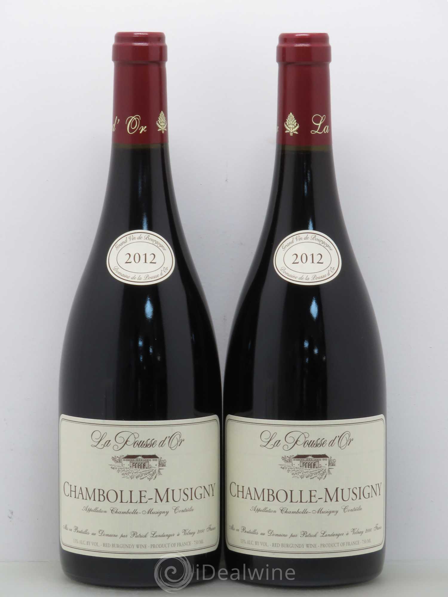 Chambolle-Musigny La Pousse d'Or (Domaine de) 2012 - Lot de 2 bouteilles - 0