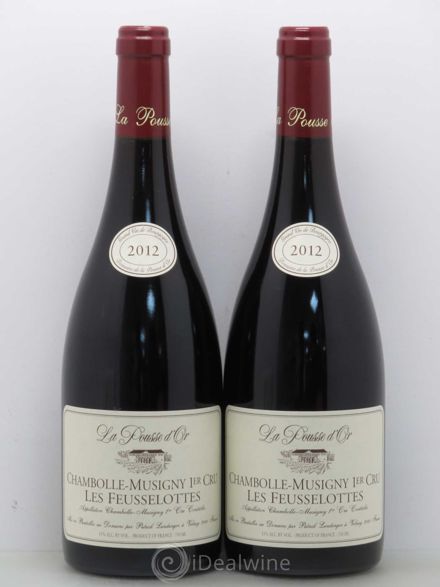 Chambolle-Musigny 1er Cru Les Feusselottes La Pousse d'Or (Domaine de) 2012 - Lot de 2 bouteilles - 0