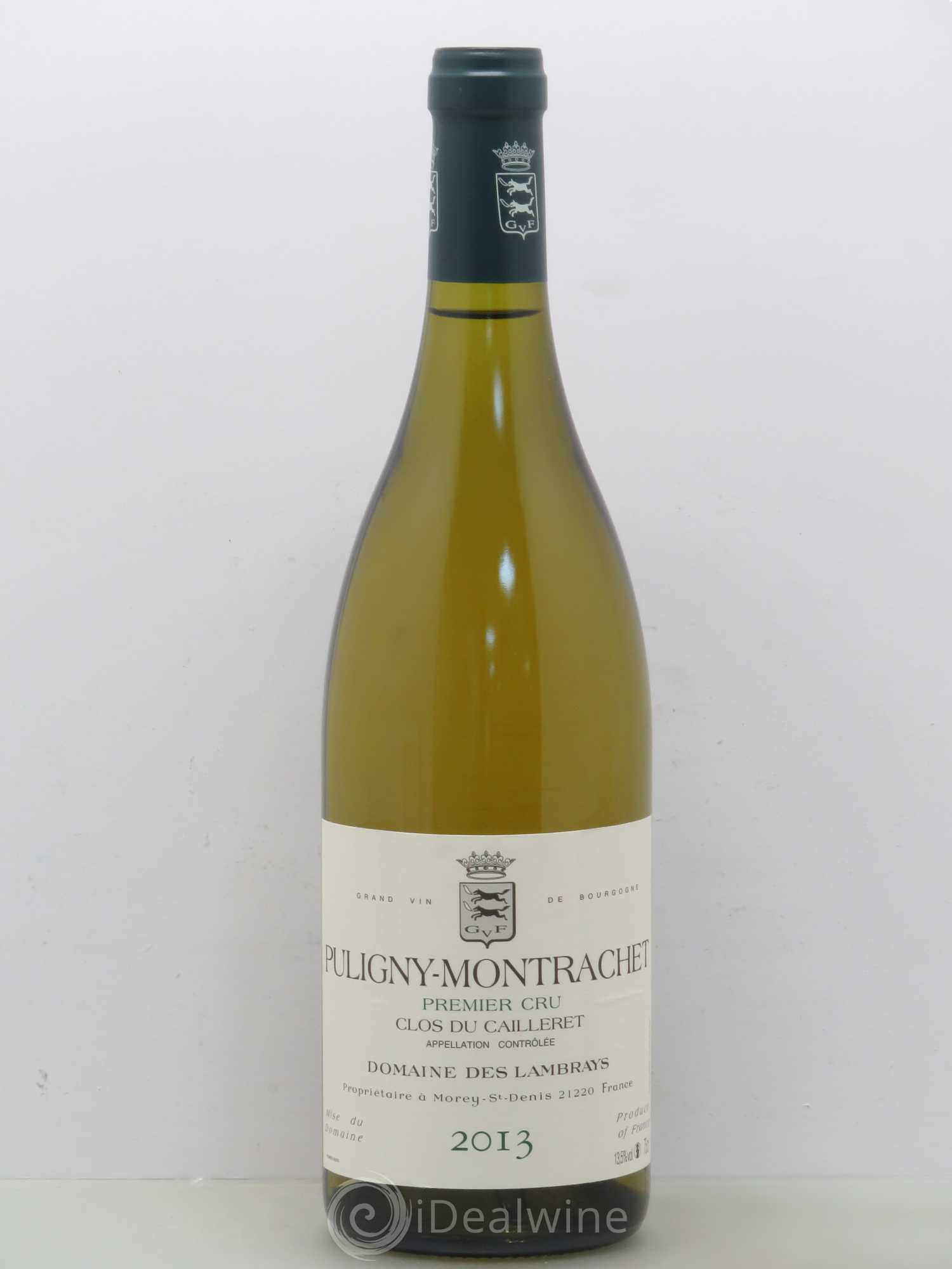 Puligny-Montrachet 1er Cru Clos du Cailleret Domaine des Lambrays 2013 - Lot de 1 bouteille - 0