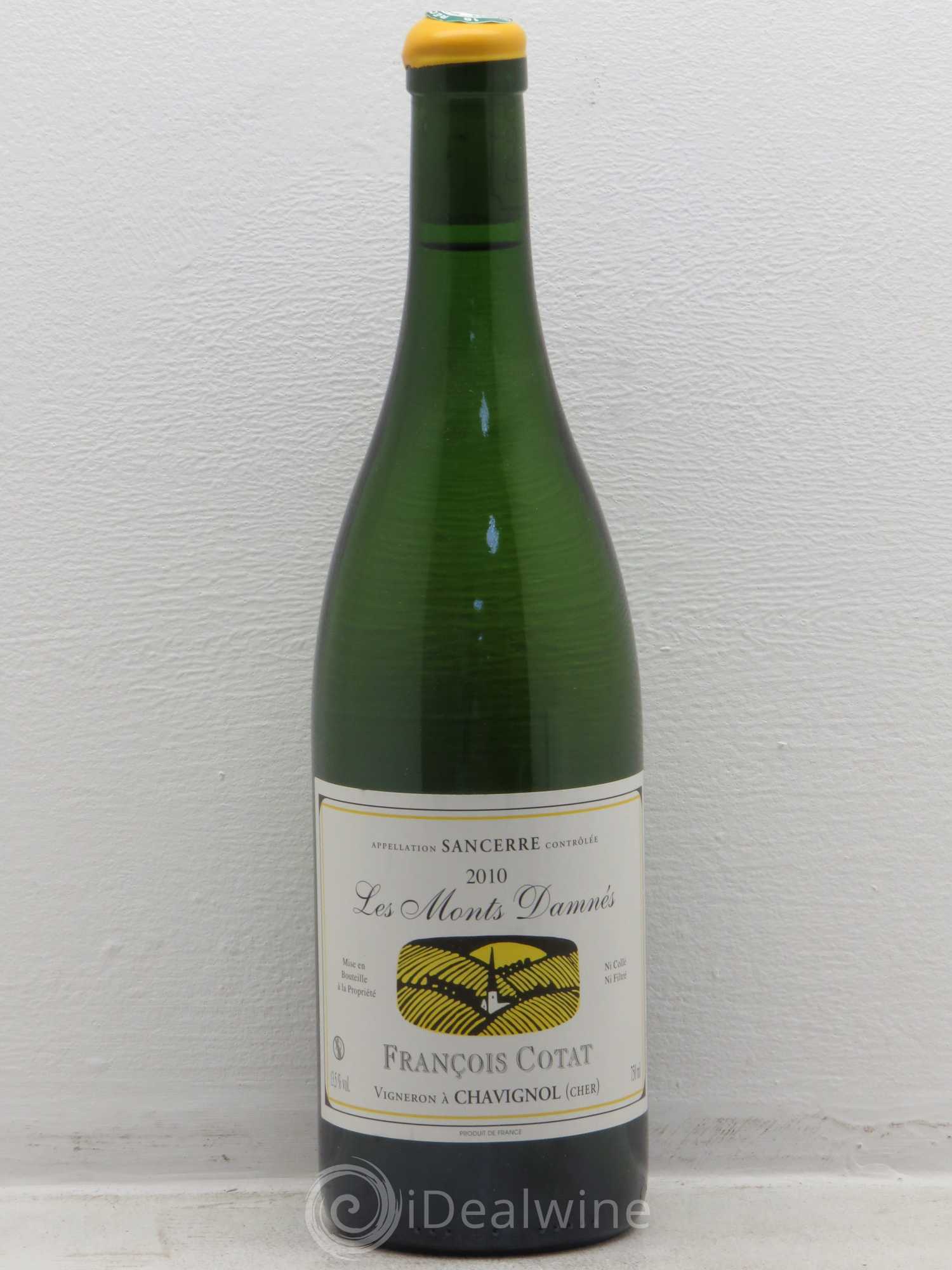 Sancerre Les Monts Damnés François Cotat 2010 - Lot de 1 bouteille - 0