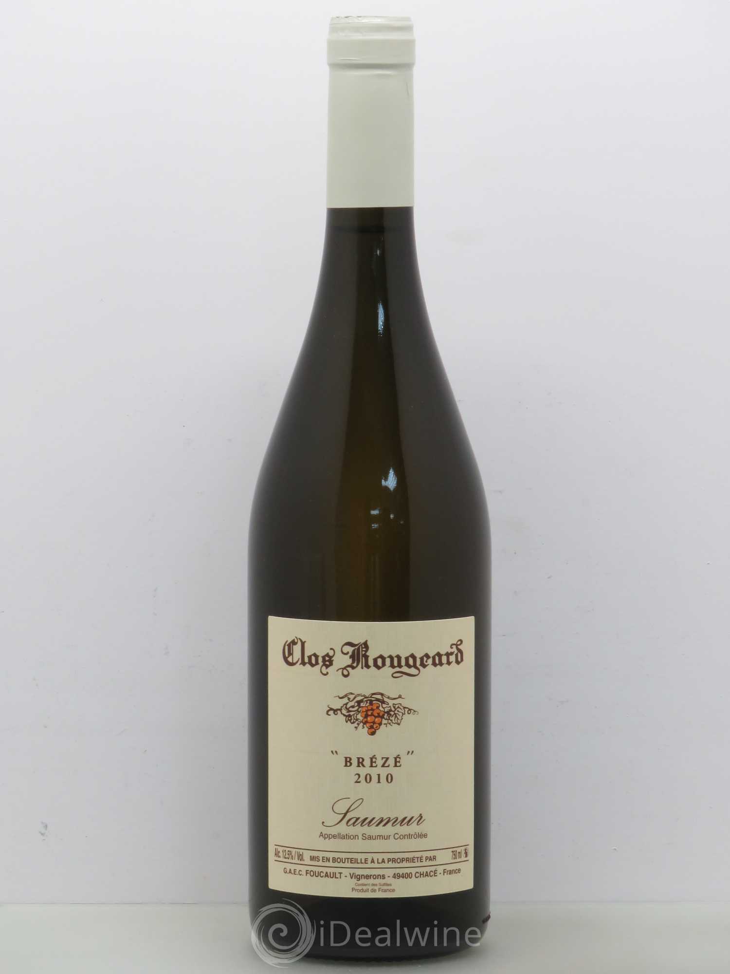 Saumur Brézé Clos Rougeard 2010 - Lot de 1 bouteille - 0
