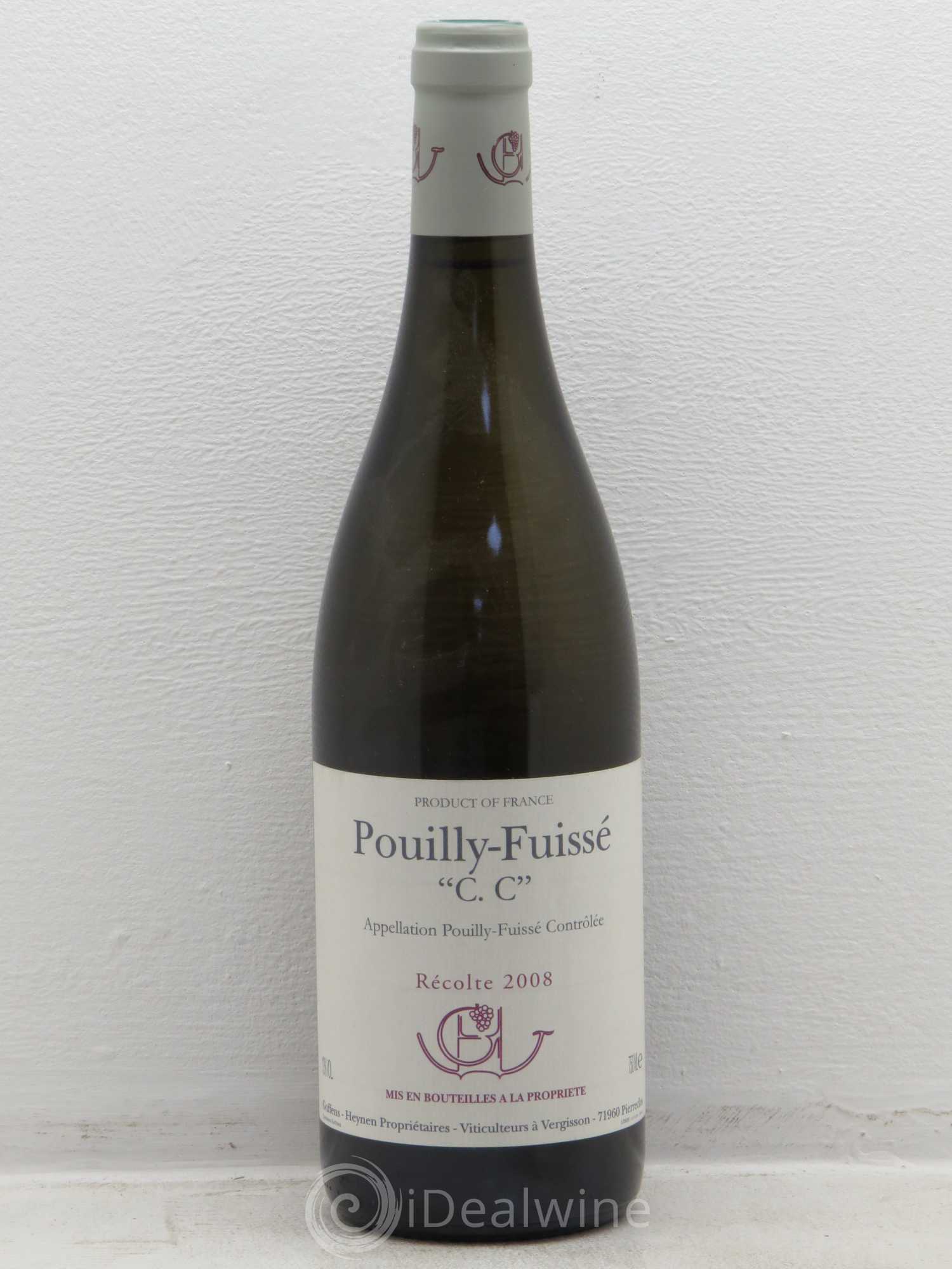Pouilly-Fuissé C.C. Guffens-Heynen 2008 - Lot de 1 bouteille - 0