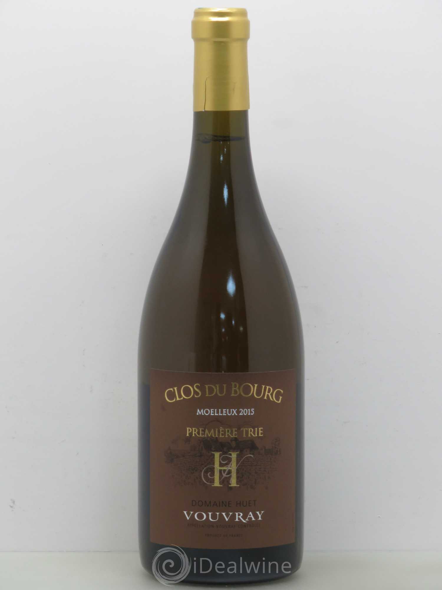 Vouvray Clos du Bourg Moelleux 1ère trie Domaine Huet 2015 - Lotto di 1 bottiglia - 0