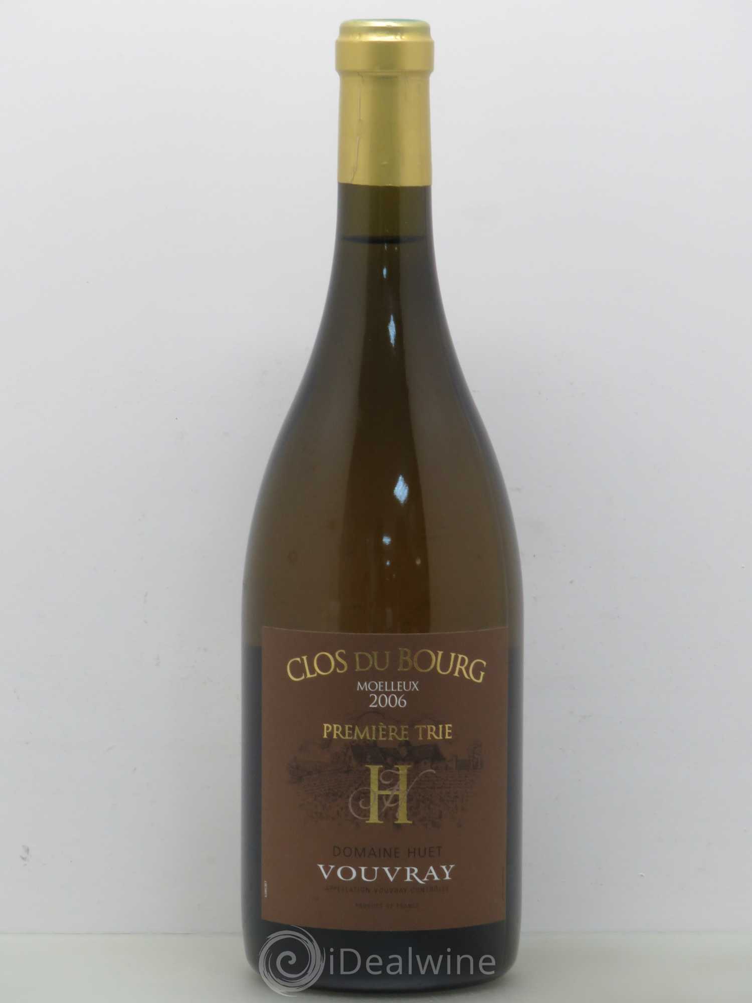 Vouvray Clos du Bourg Moelleux Domaine Huet 2006 - Lotto di 1 bottiglia - 0