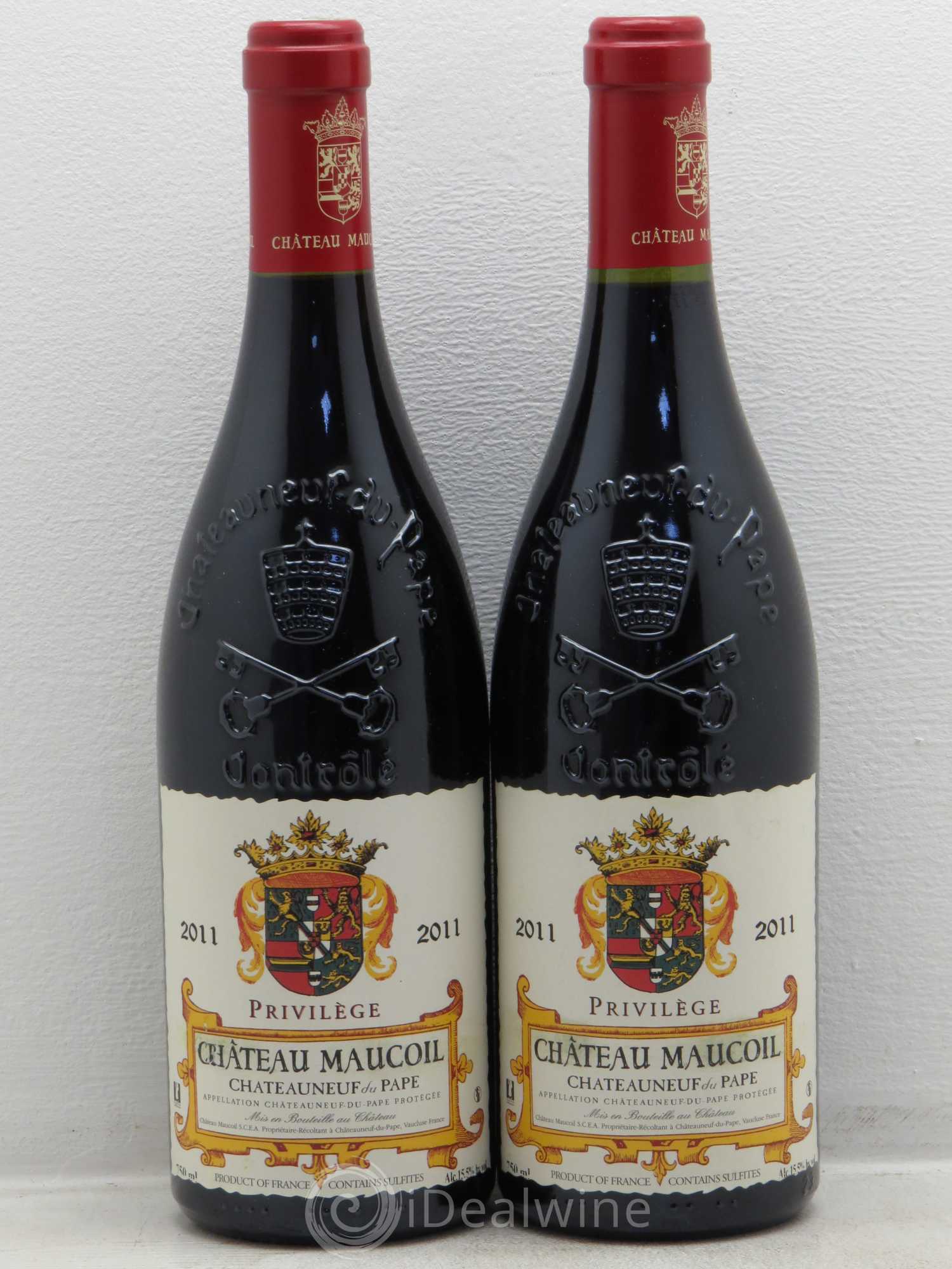 Châteauneuf-du-Pape Maucoil Privilege 2011 - Lot de 2 bouteilles - 0