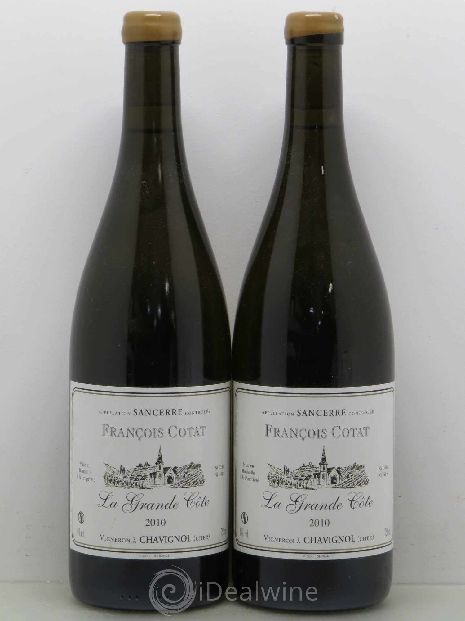 Sancerre La Grande Côte François Cotat 2010 - Lot de 2 bouteilles - 0