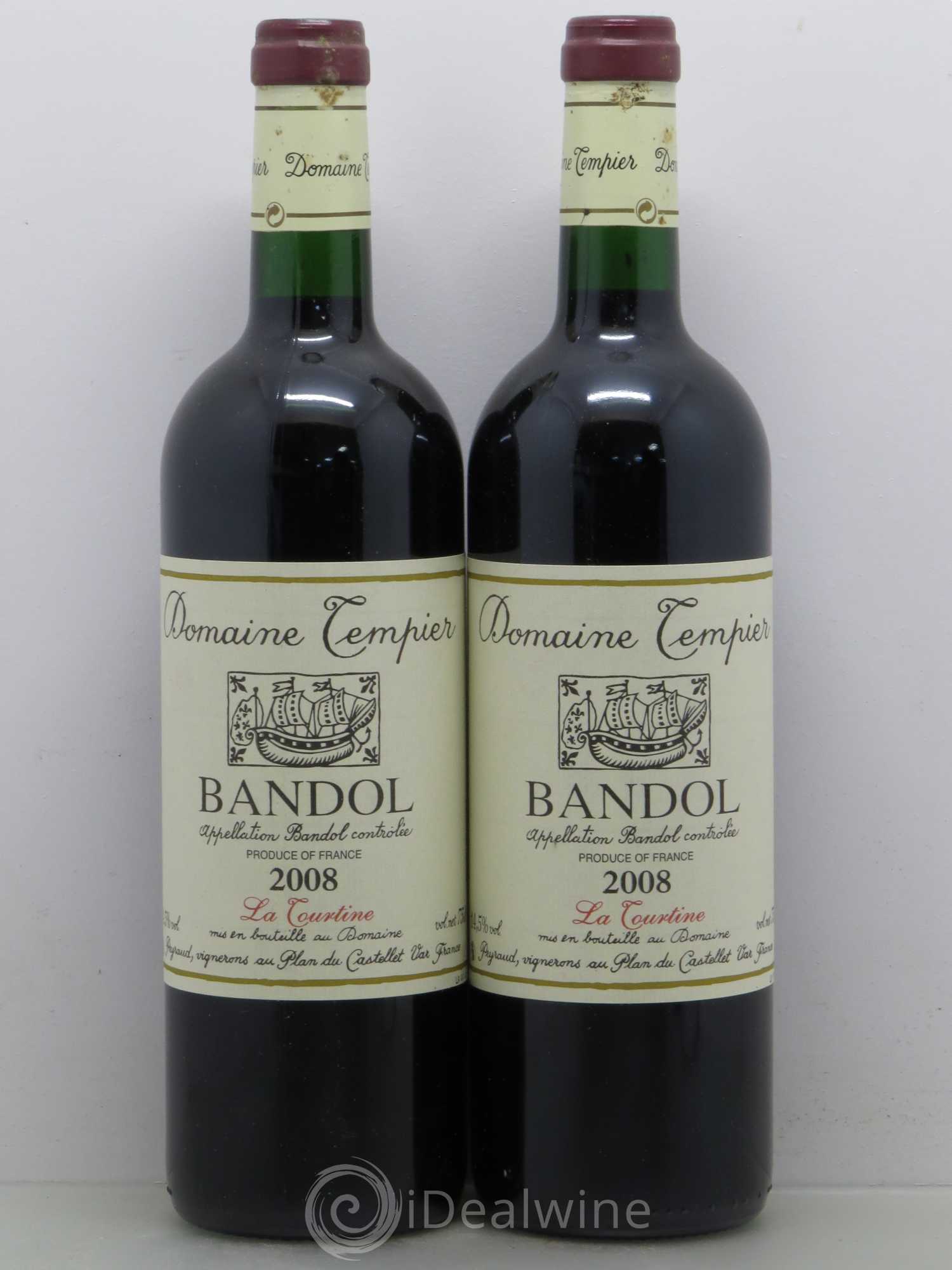 Bandol Domaine Tempier La Tourtine Famille Peyraud 2008 - Lot de 2 bouteilles - 0