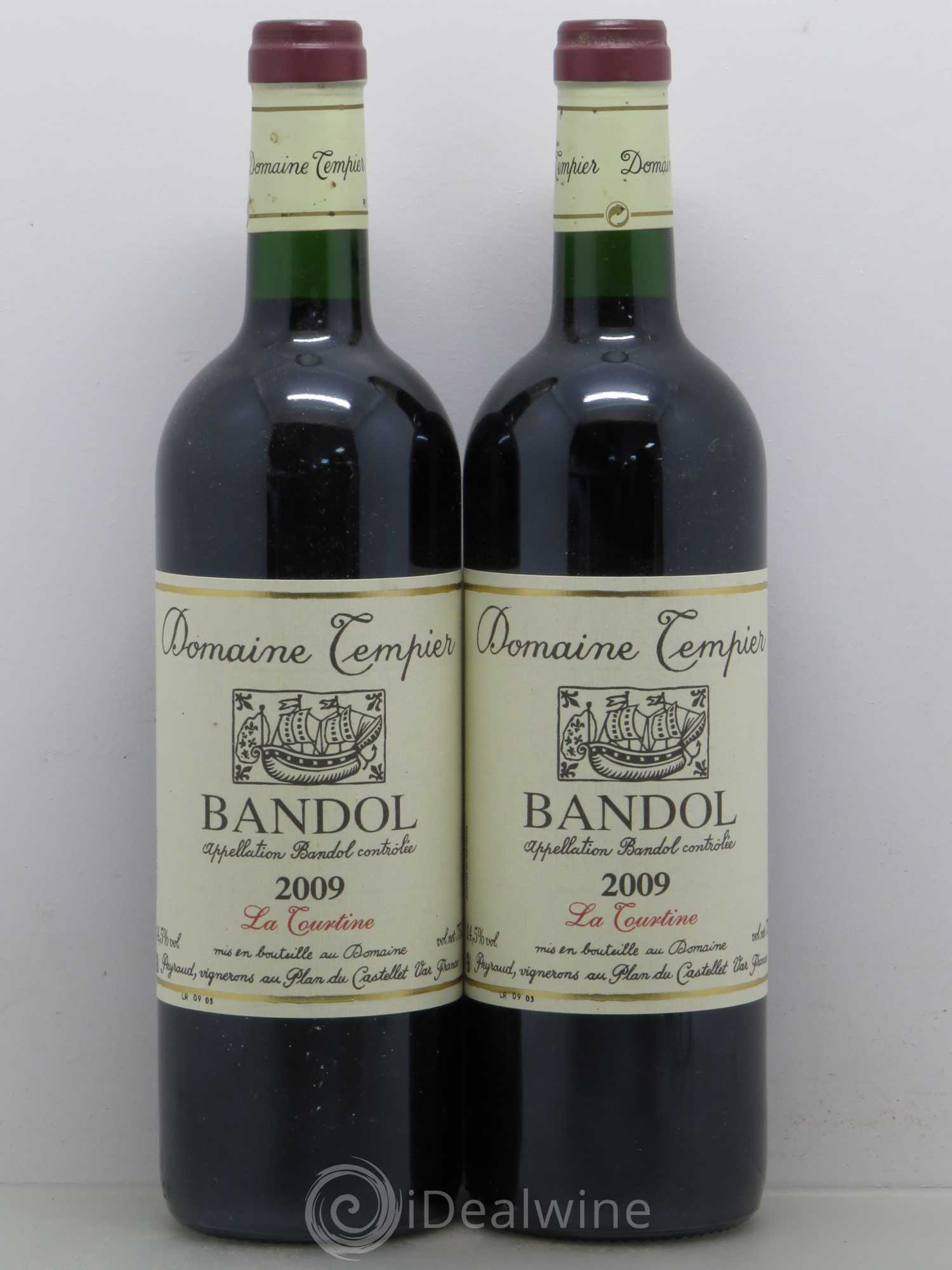 Bandol Domaine Tempier La Tourtine Famille Peyraud 2009 - Lot de 2 bouteilles - 0