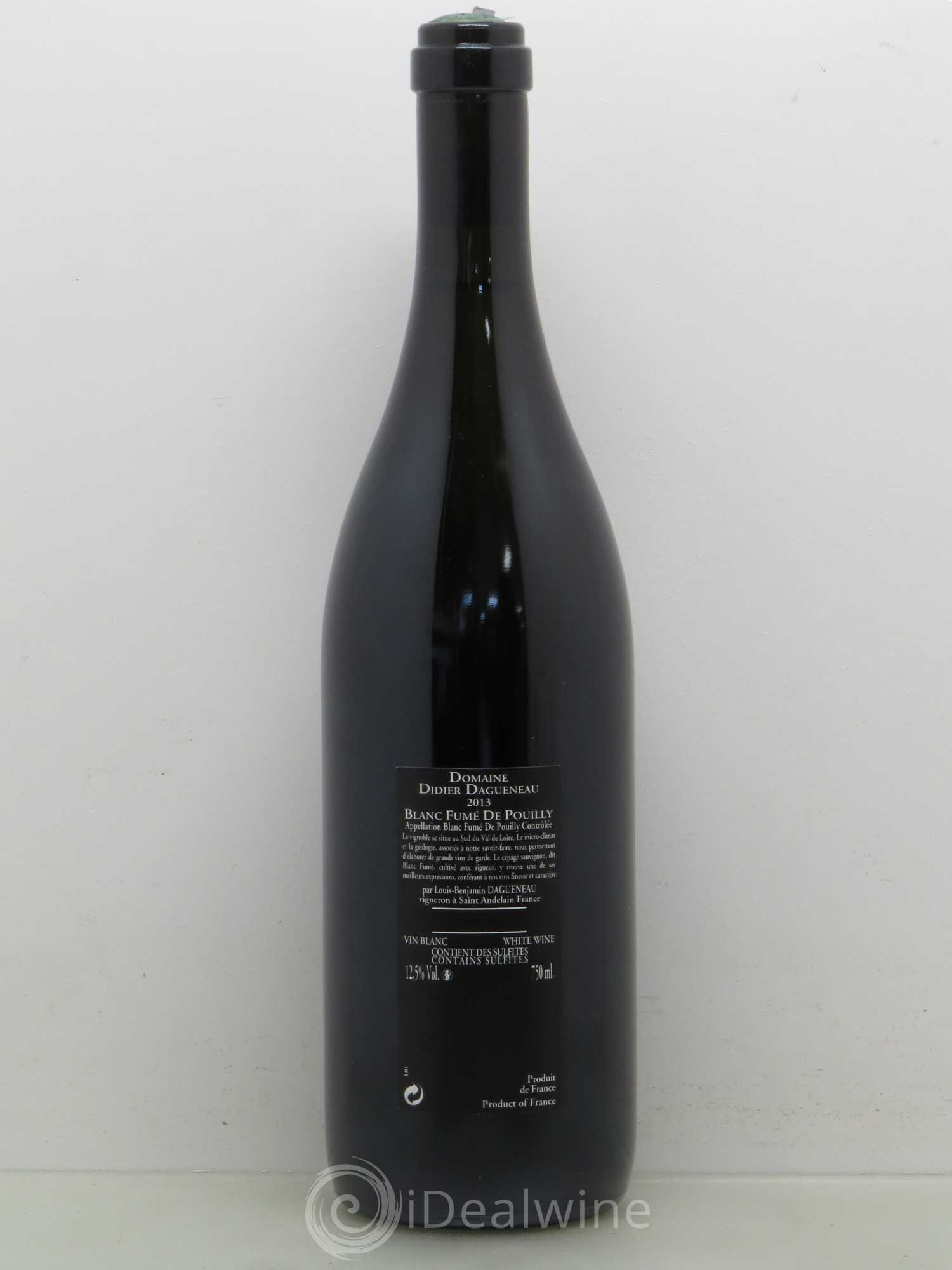 Vin de France (anciennement Pouilly-Fumé) Silex Dagueneau (Domaine Didier - Louis-Benjamin) 2013 - Lot de 1 bouteille - 1