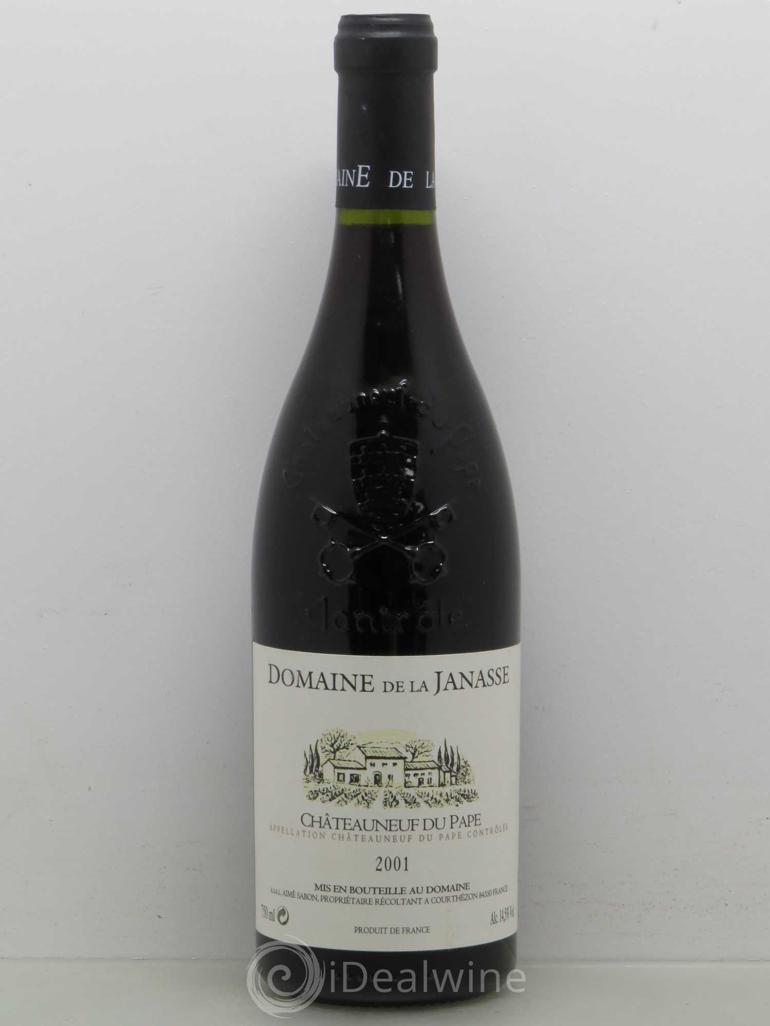 Châteauneuf-du-Pape La Janasse (Domaine de) 2001 - Lot de 1 bouteille - 0