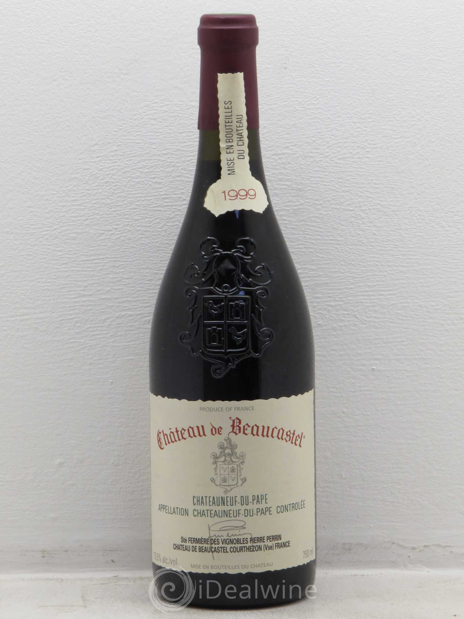 Châteauneuf-du-Pape Château de Beaucastel Famille Perrin 1999 - Lot de 1 bouteille - 0