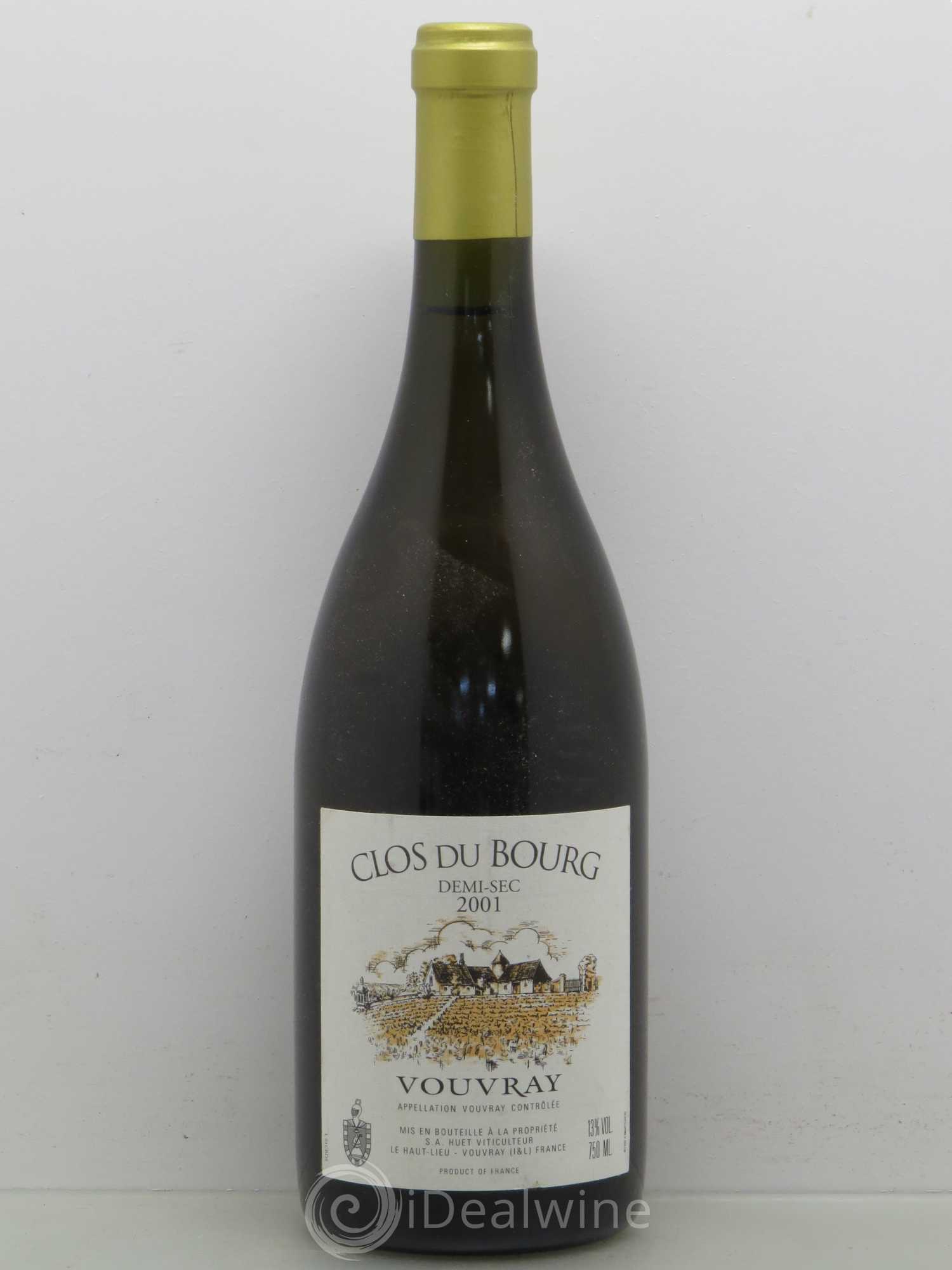 Vouvray Le Haut-Lieu Moelleux Domaine Huet Demi sec 2001 - Lot de 1 bouteille - 0