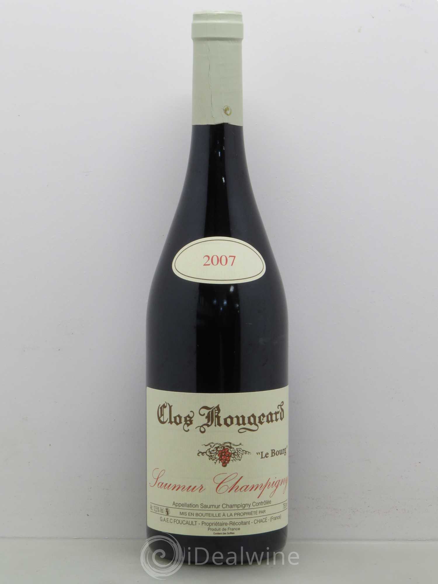 Saumur-Champigny Le Bourg Clos Rougeard 2007 - Lot de 1 bouteille - 0