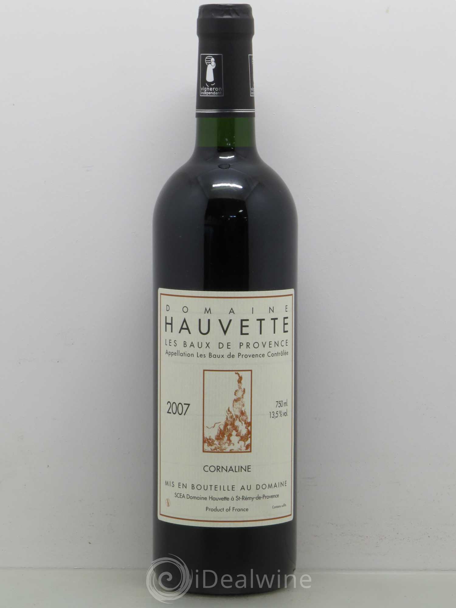 Divers Les Baux de Provence Cornaline Hauvette 2007 - Posten von 1 Flasche - 0