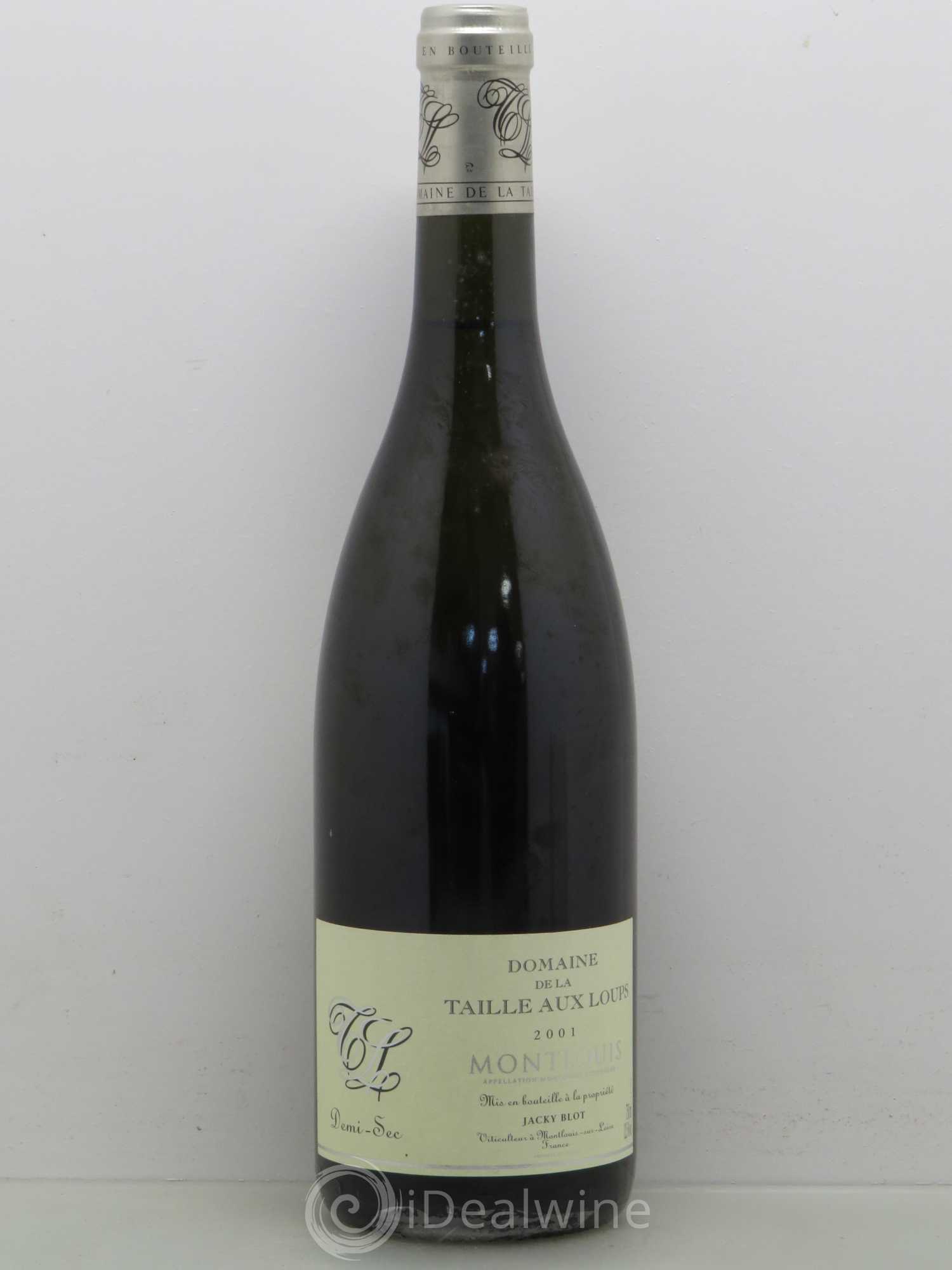 Montlouis-sur-Loire Jacky Blot demi sec 2001 - Posten von 1 Flasche - 0