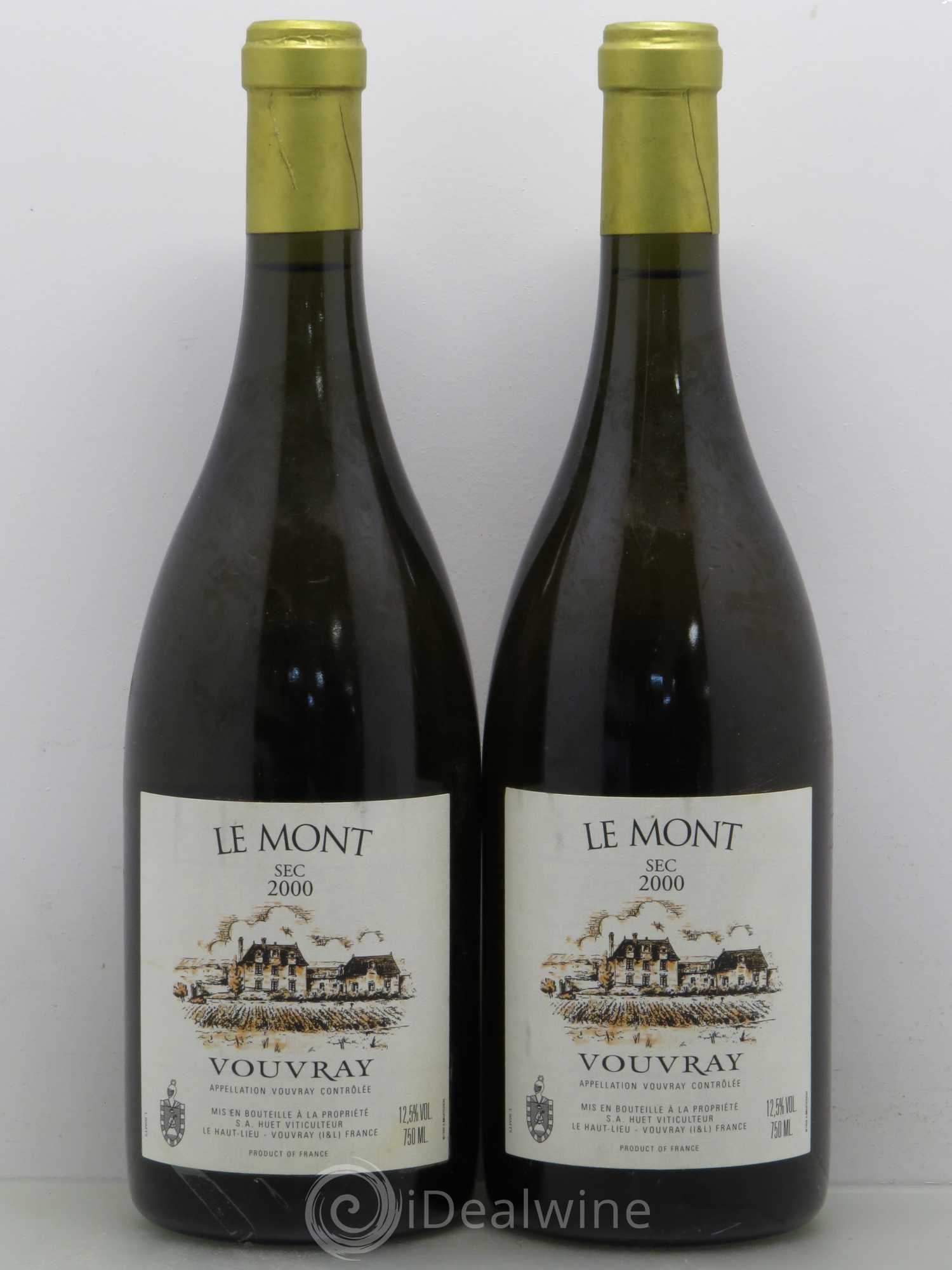 Vouvray Le Mont Sec Domaine Huet 2000 - Lot de 2 bouteilles - 0