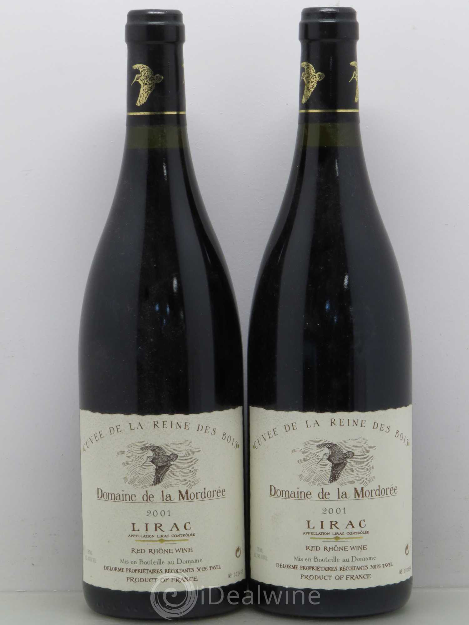 Lirac Domaine De La Mordoree 2001 - Posten von 2 Flaschen - 0