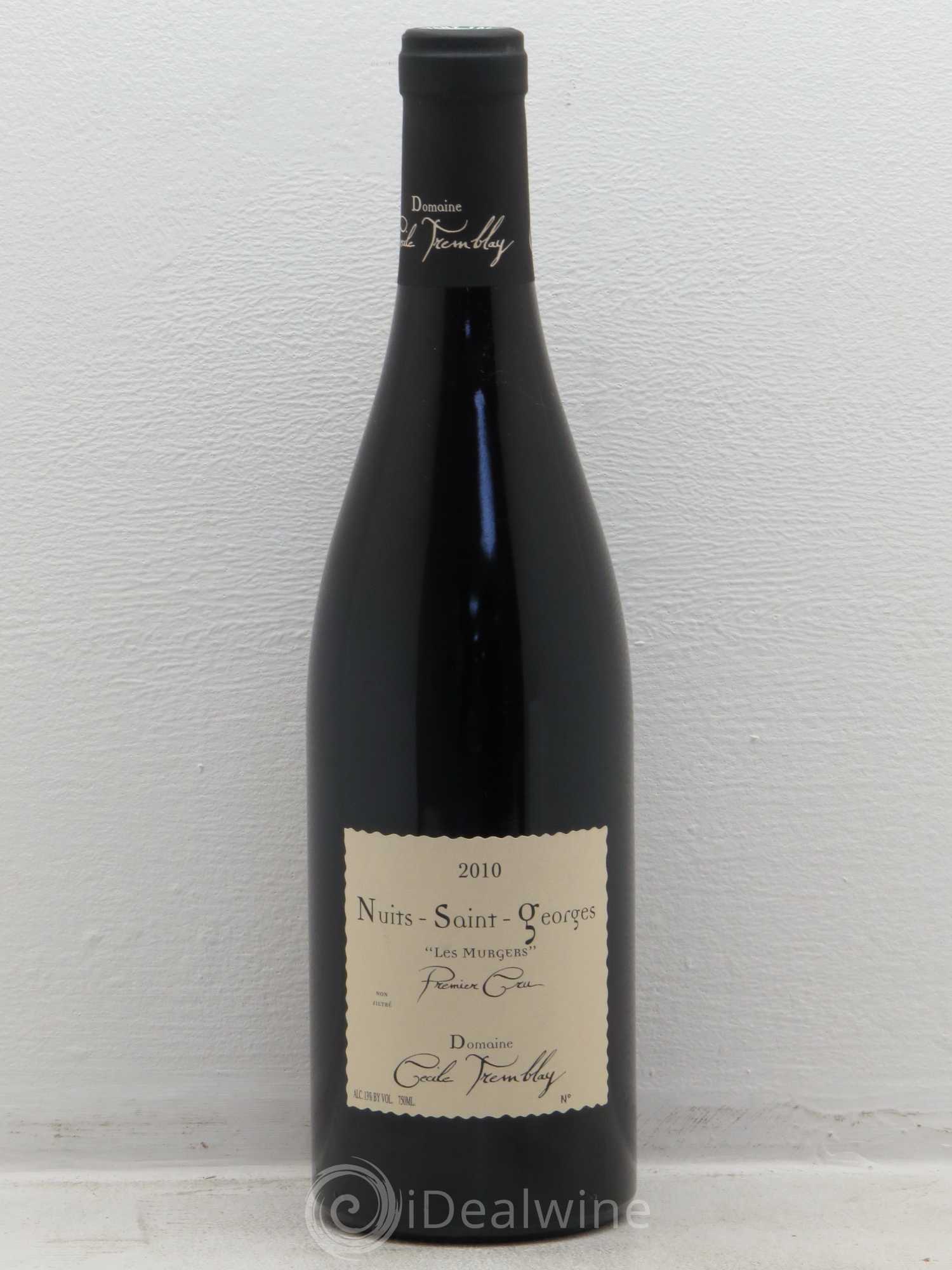Nuits-Saint-Georges 1er Cru Cecile Tremblay Les Murgers 2010 - Posten von 1 Flasche - 0