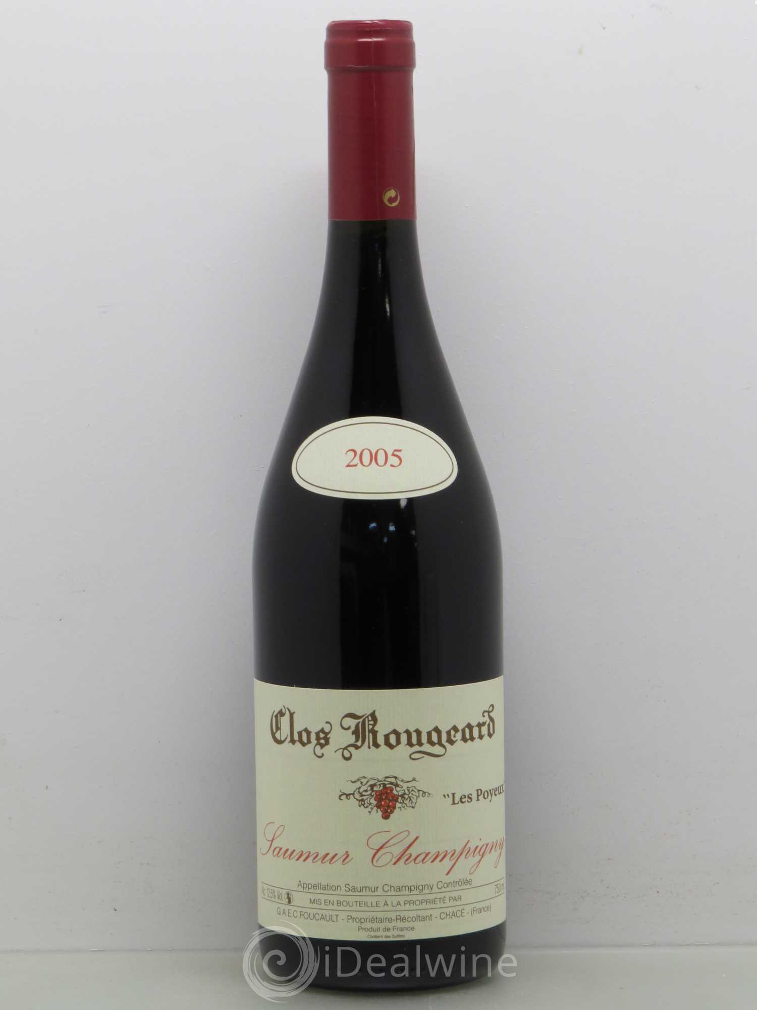 Saumur-Champigny Les Poyeux Clos Rougeard 2005 - Lot de 1 bouteille - 0