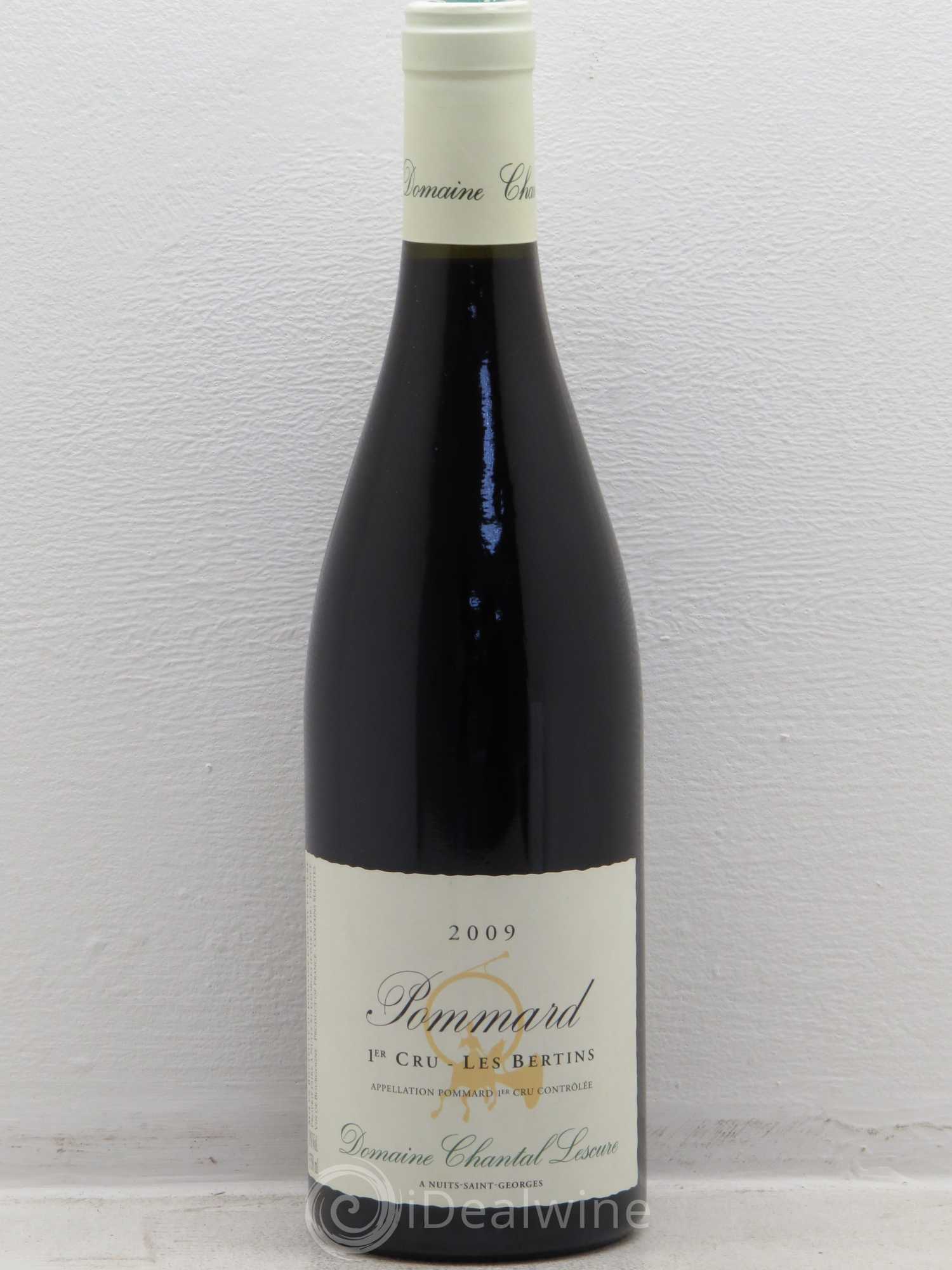 Pommard 1er Cru Les Bertins Chantal Lescure 2009 - Lot de 1 bouteille - 0