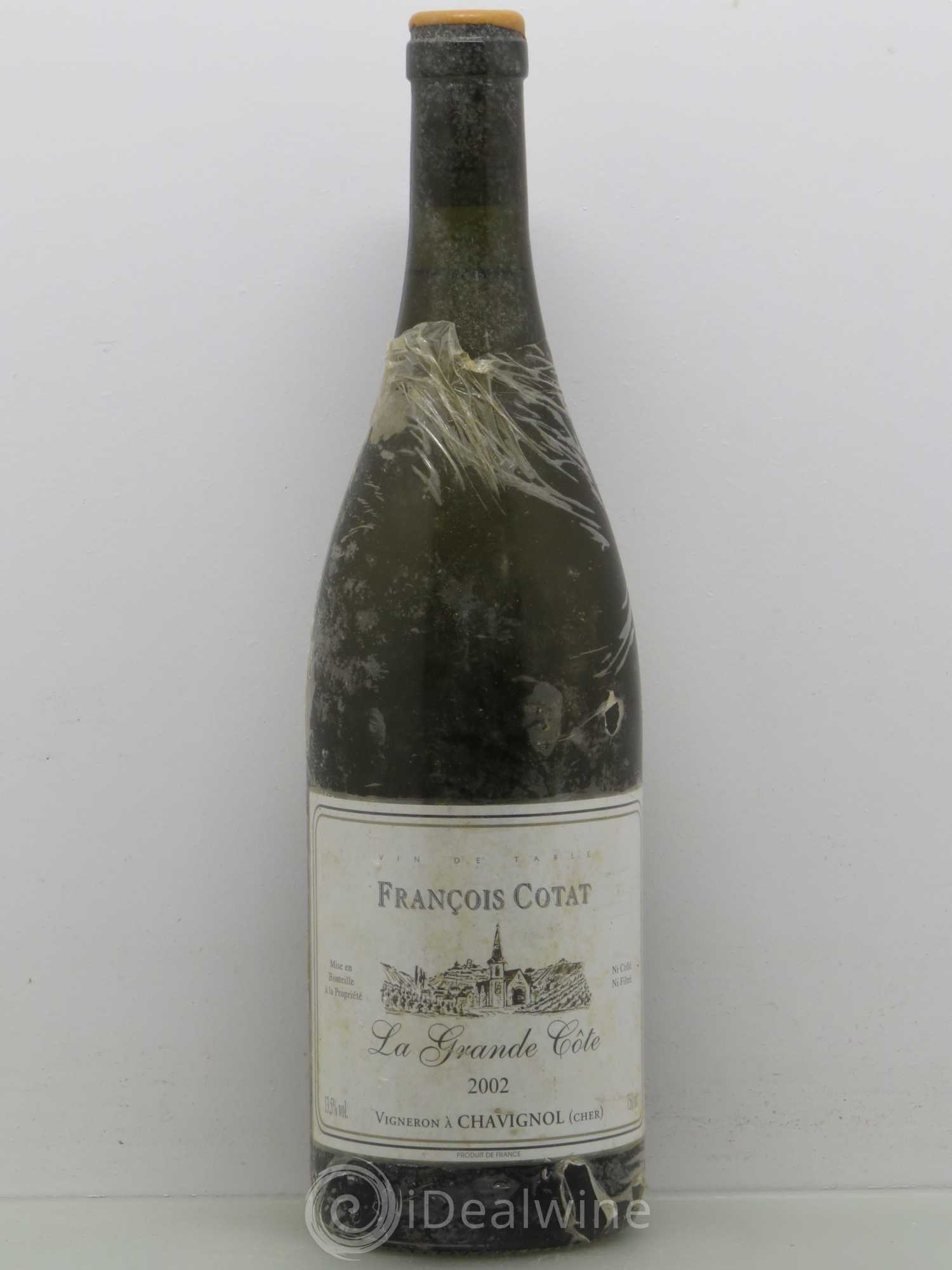 Sancerre La Grande Côte François Cotat 2002 - Lot de 1 bouteille - 0