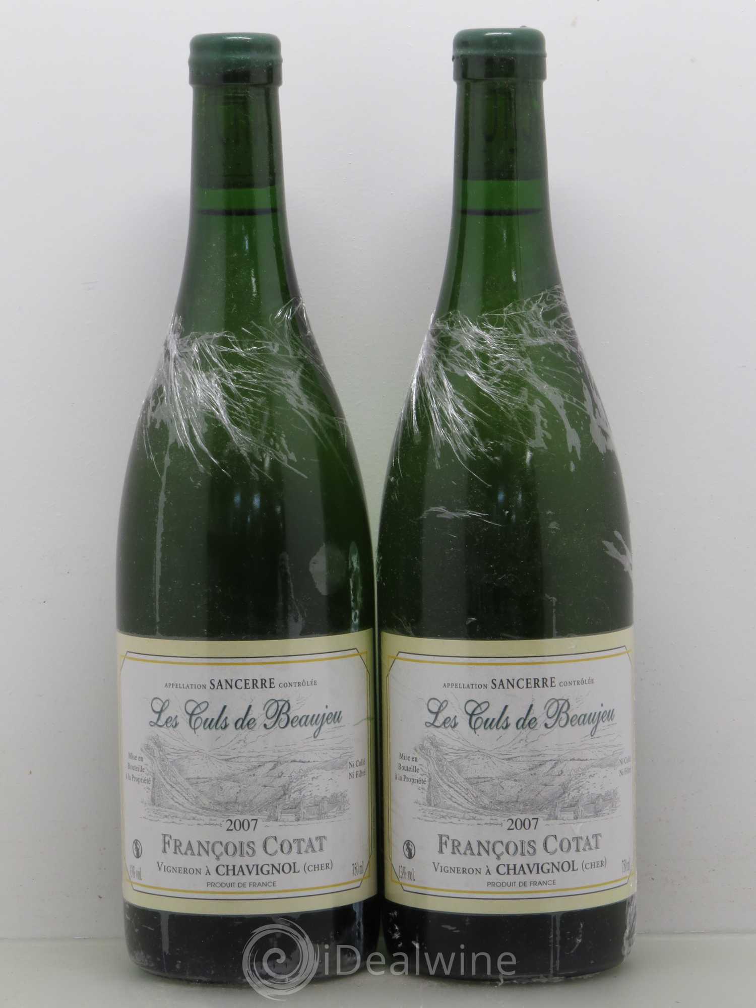 Sancerre Les Culs de Beaujeu François Cotat 2007 - Lot de 2 bouteilles - 0