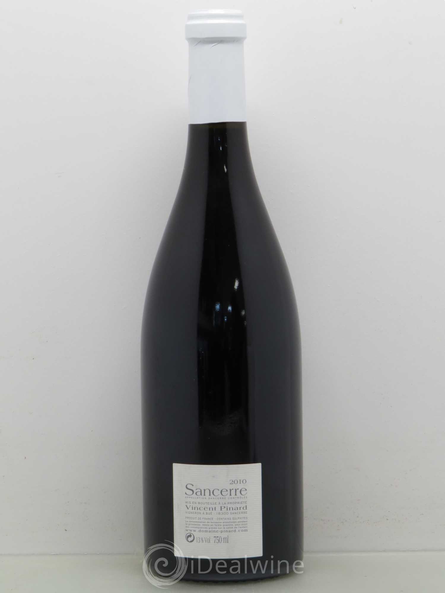 Sancerre Vendanges Entières Vincent Pinard 2010 - Lot de 1 bouteille - 1