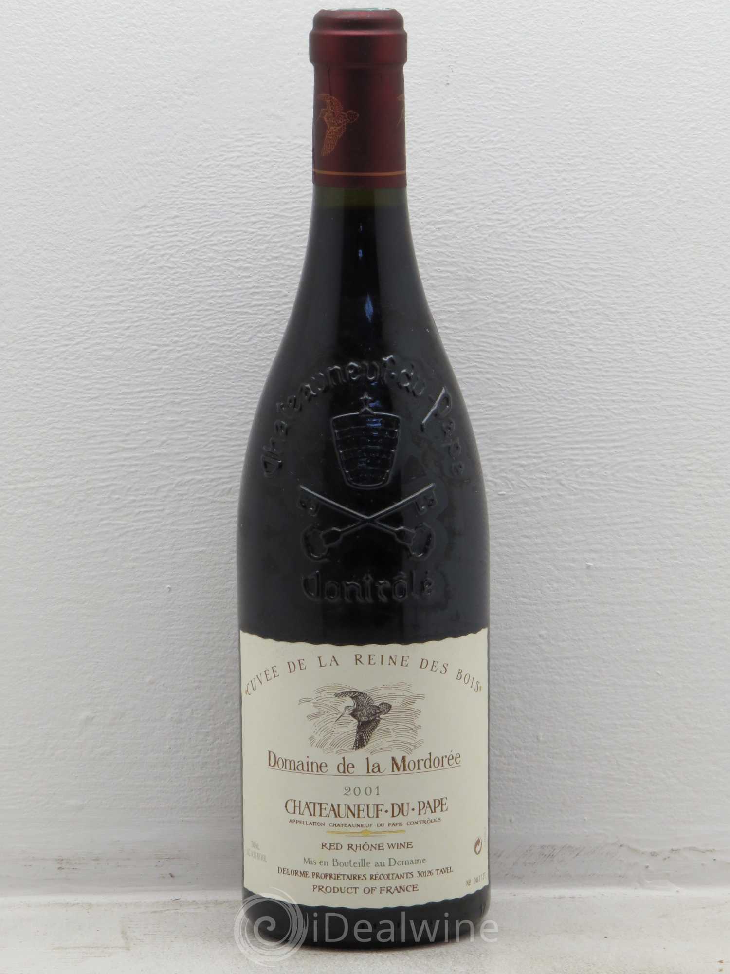 Châteauneuf-du-Pape Domaine de La Mordorée (Domaine de) 2001 - Lot de 1 bouteille - 0