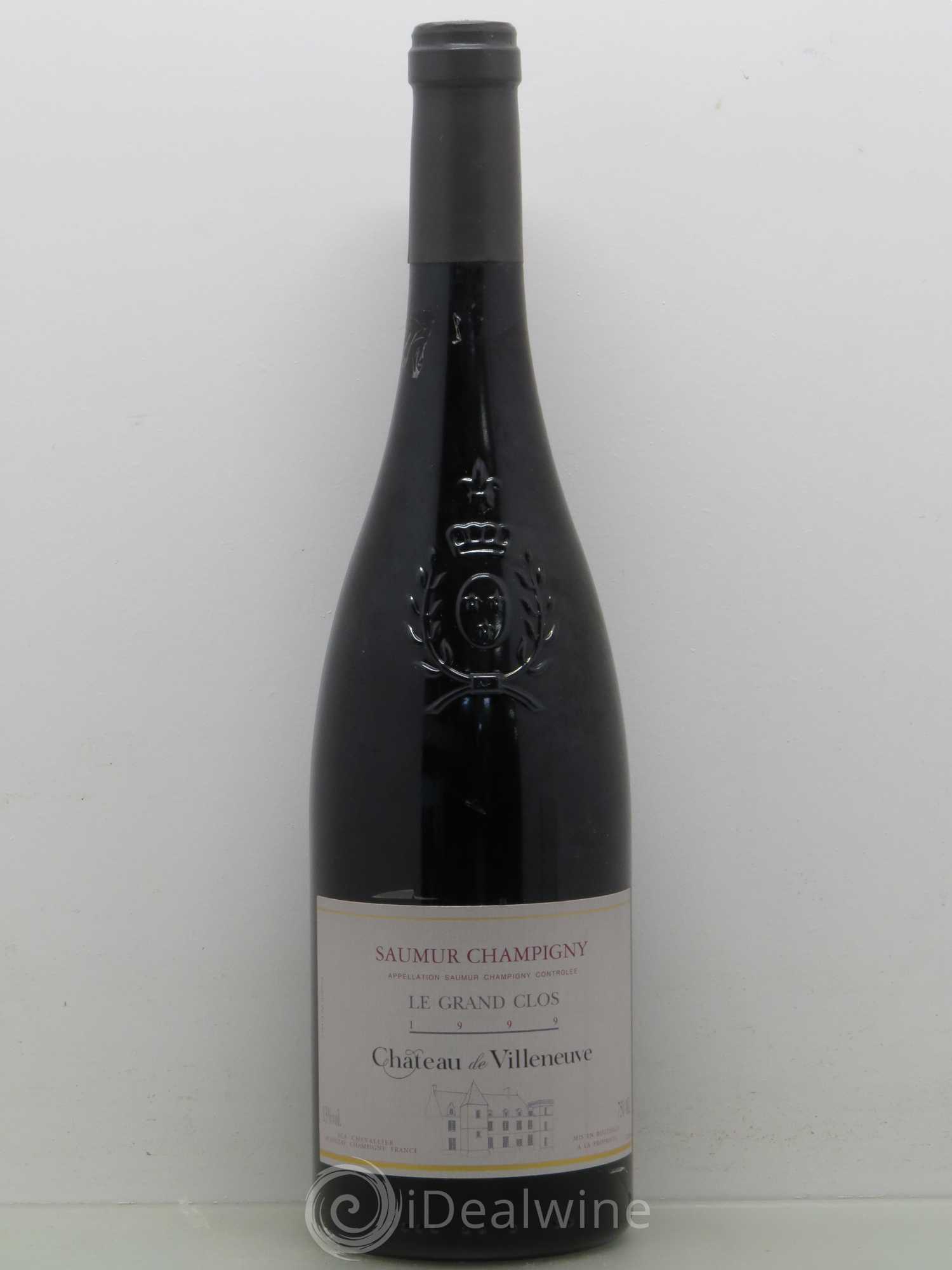 Saumur-Champigny Le Grand Clos Château de Villeneuve 1999 - Lot de 1 bouteille - 0
