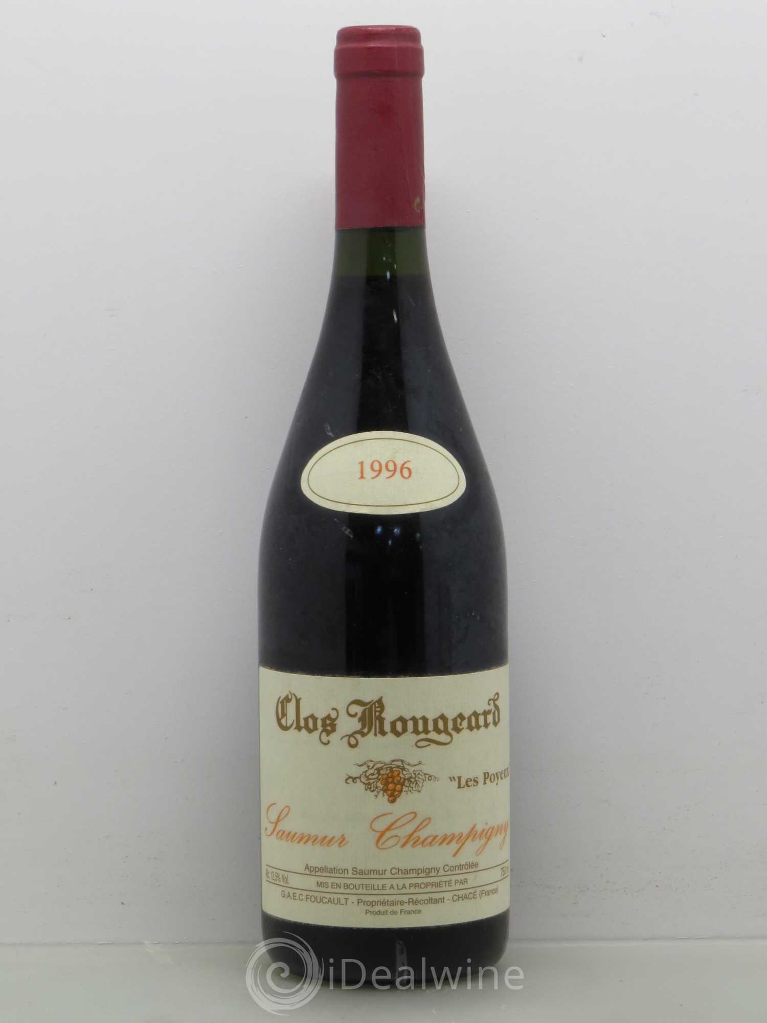 Saumur-Champigny Les Poyeux Clos Rougeard 1996 - Lot de 1 bouteille - 0