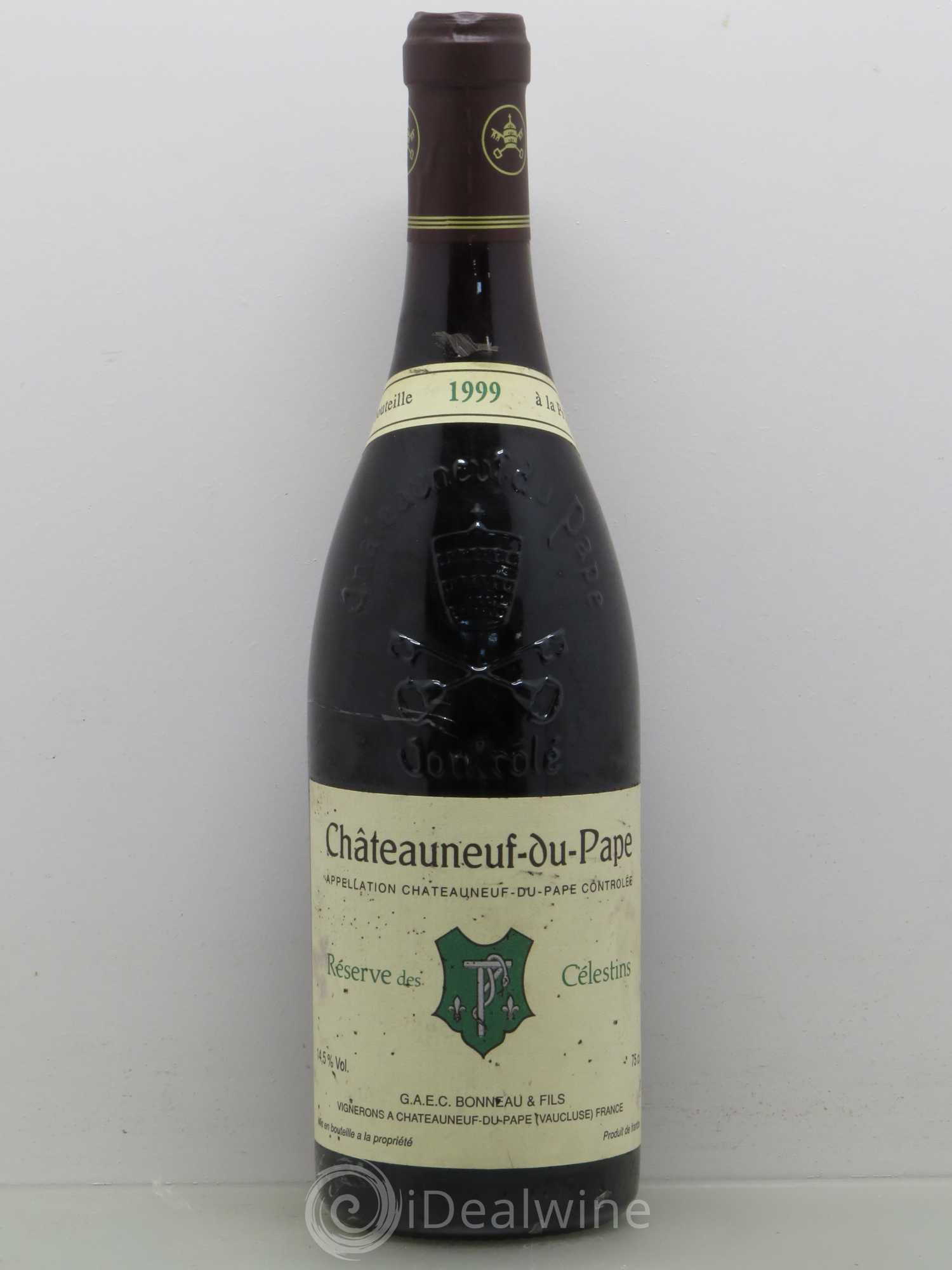 Châteauneuf-du-Pape Réserve des Célestins Henri Bonneau & Fils 1999 - Lot de 1 bouteille - 0