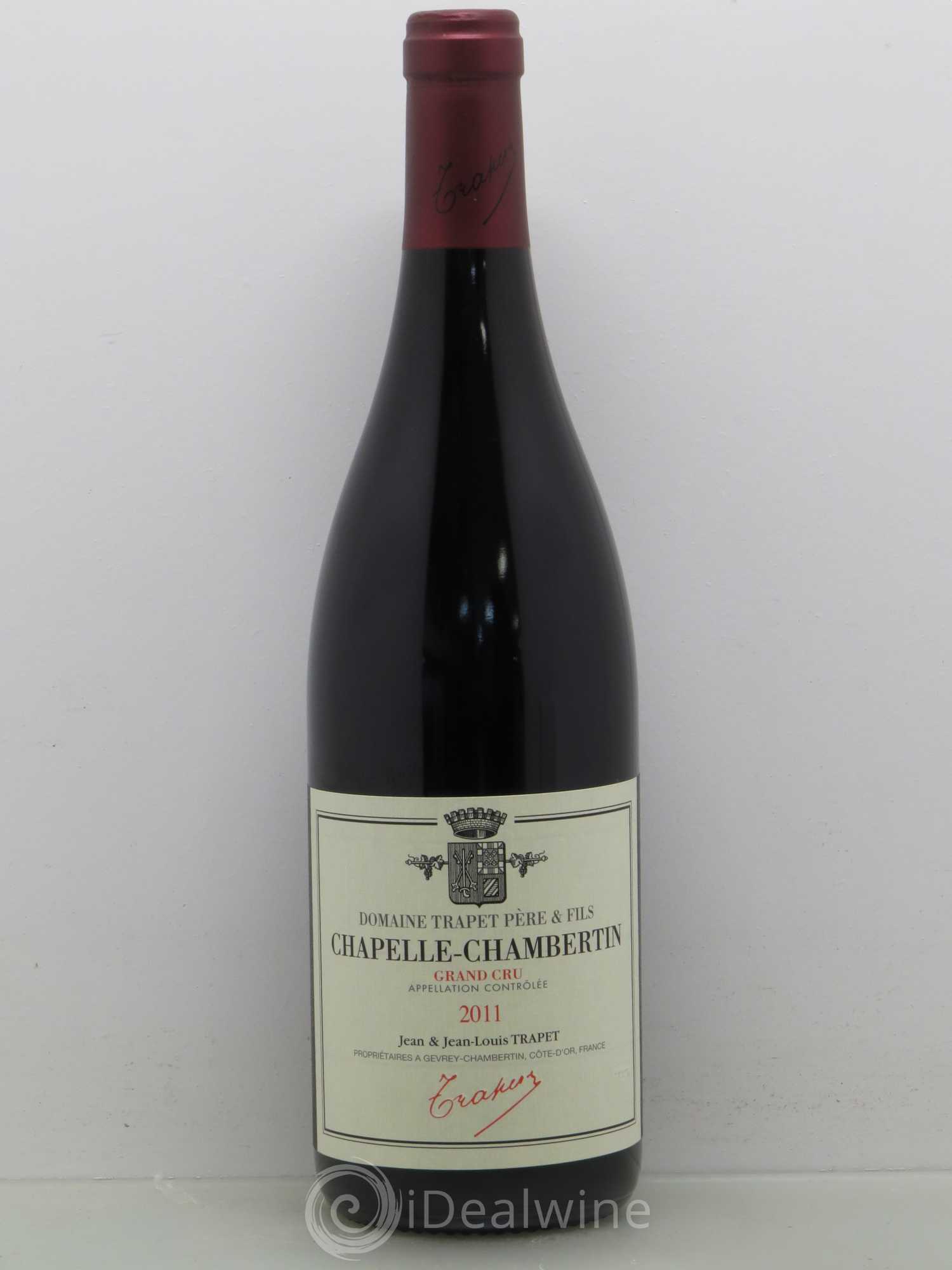 Chapelle-Chambertin Grand Cru Domaine Trapet 2011 - Lot de 1 bouteille - 0