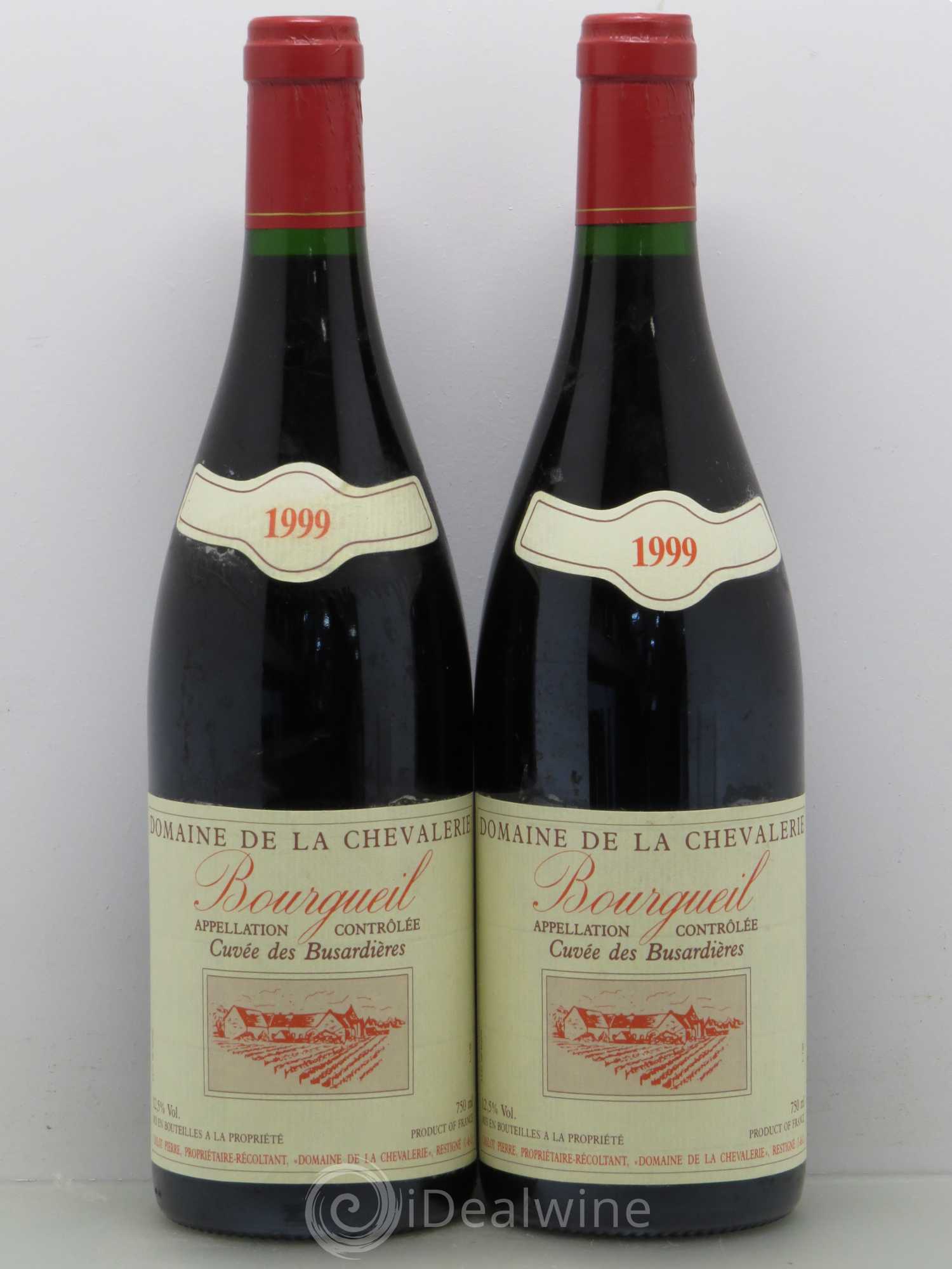 Bourgueil Busardières Domaine de la Chevalerie 1999 - Lot de 2 bouteilles - 0