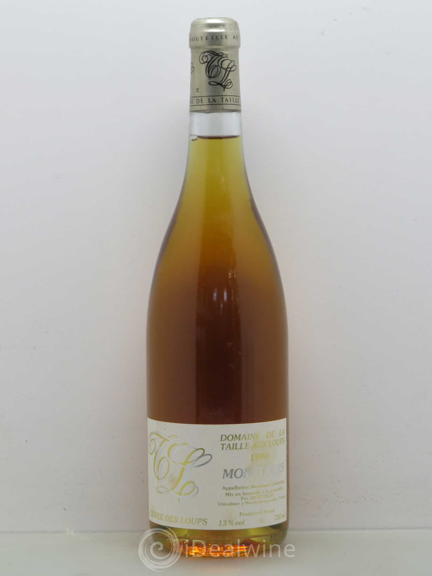 Montlouis-sur-Loire Cuvée des Loups La Taille aux Loups - Jacky Blot 1990 - Lotto di 1 bottiglia - 0