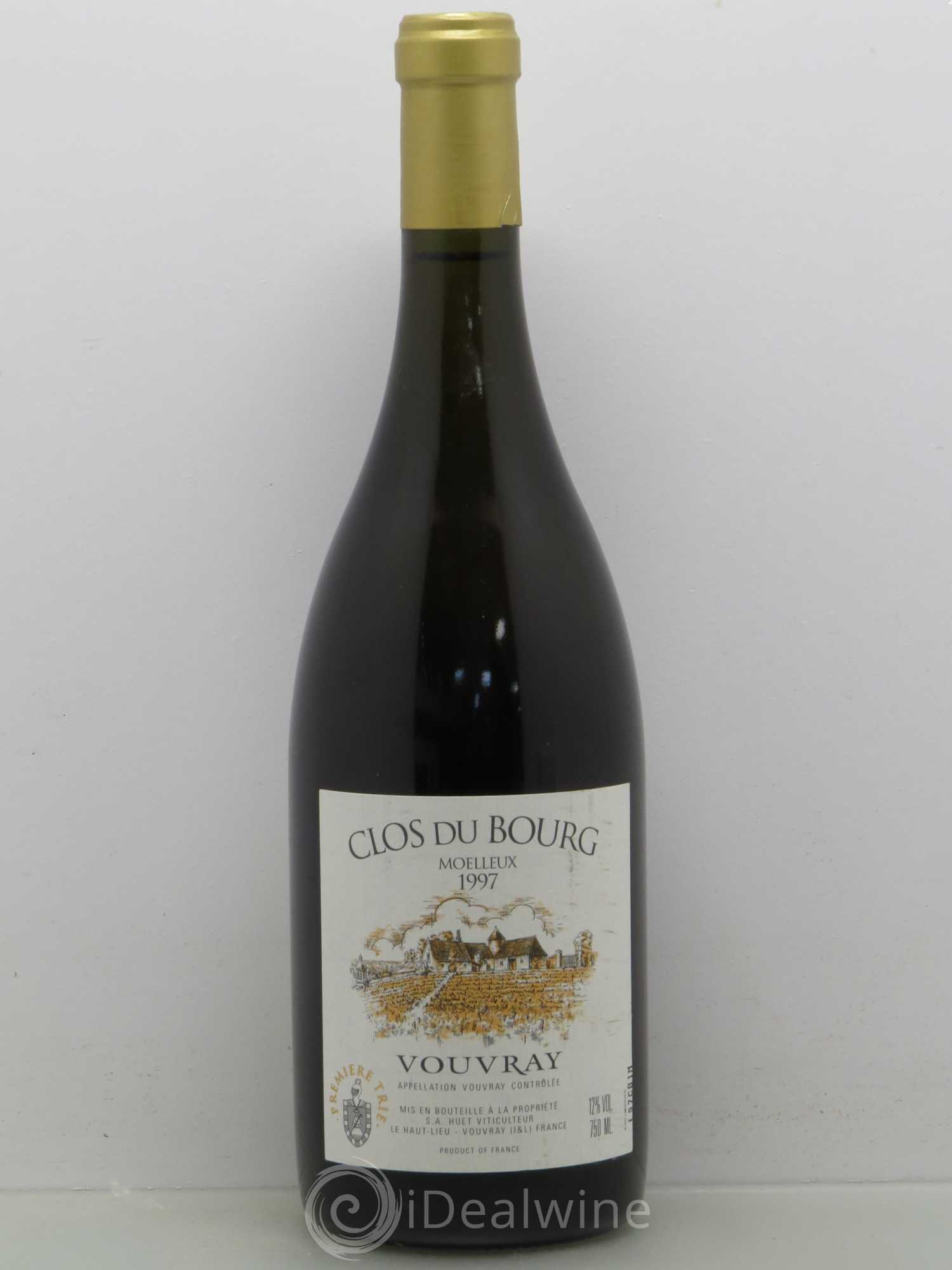 Vouvray Clos du Bourg Moelleux Domaine Huet Moelleux 1997 - Lotto di 1 bottiglia - 0