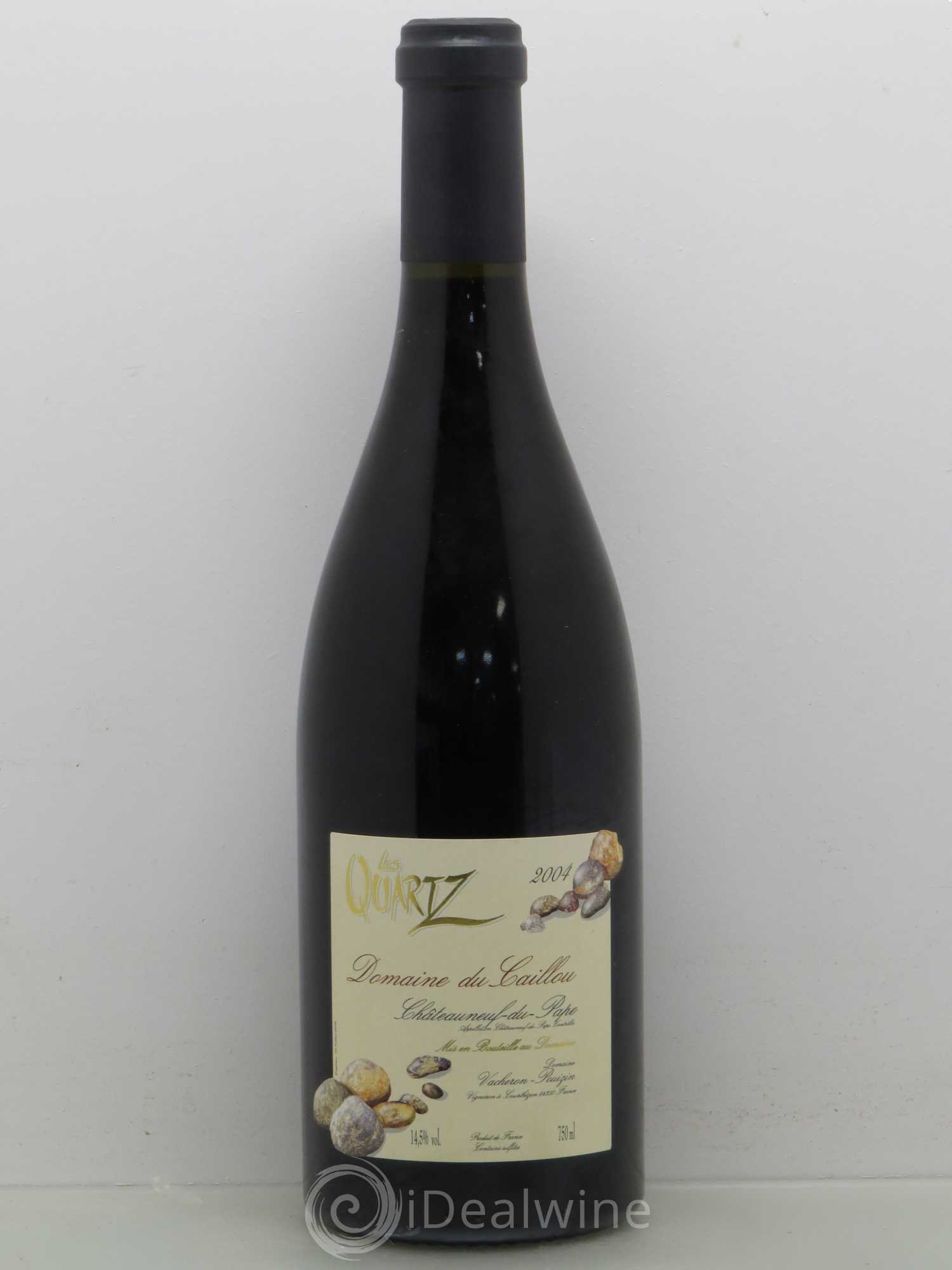 Châteauneuf-du-Pape Les Quartz Clos du Caillou 2004 - Lot de 1 bouteille - 0