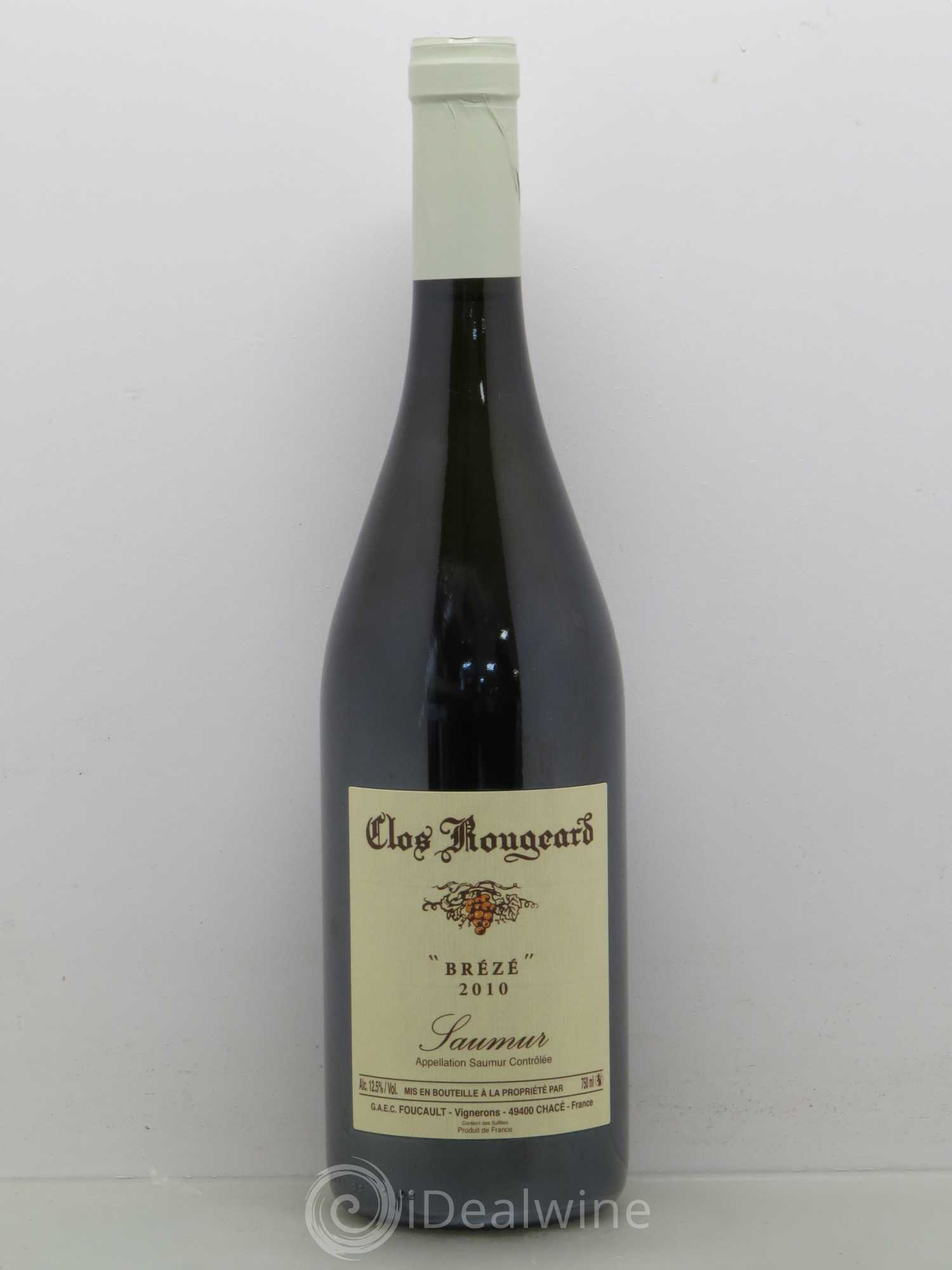 Saumur Brézé Clos Rougeard 2010 - Lot de 1 bouteille - 0