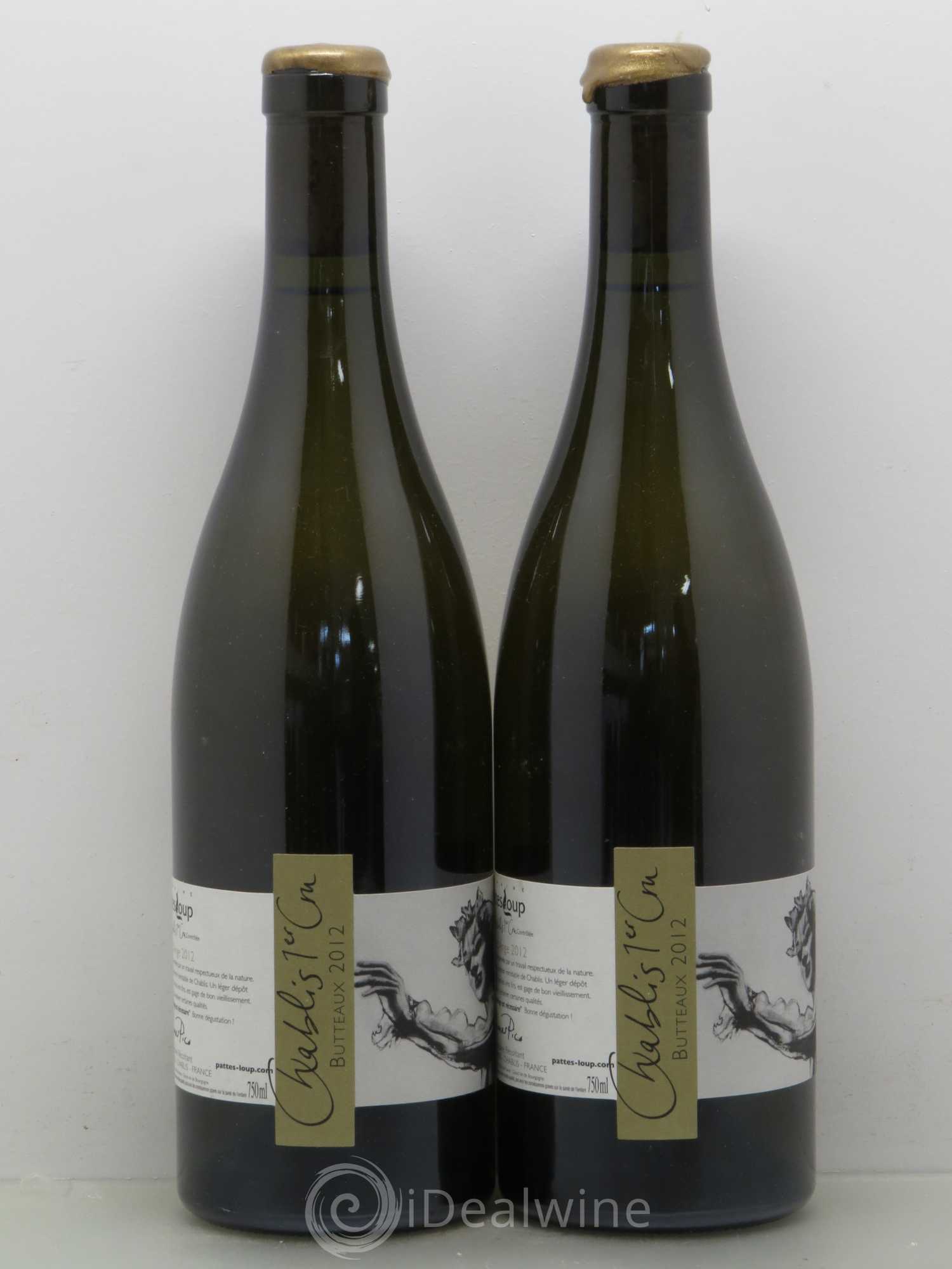 Chablis 1er Cru Butteaux Thomas Pico 2012 - Posten von 2 Flaschen - 0