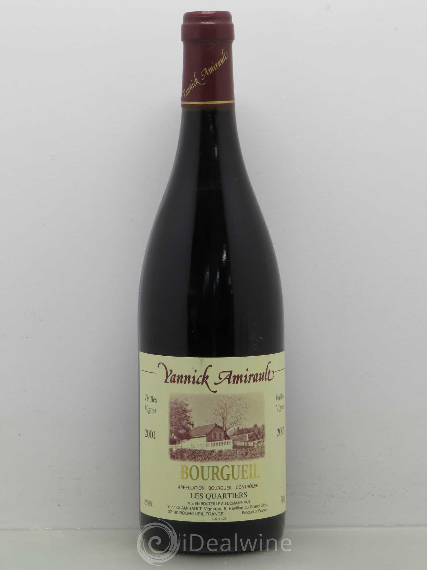 Bourgueil Vieilles Vignes Yannick Amirault 2001 - Posten von 1 Flasche - 0