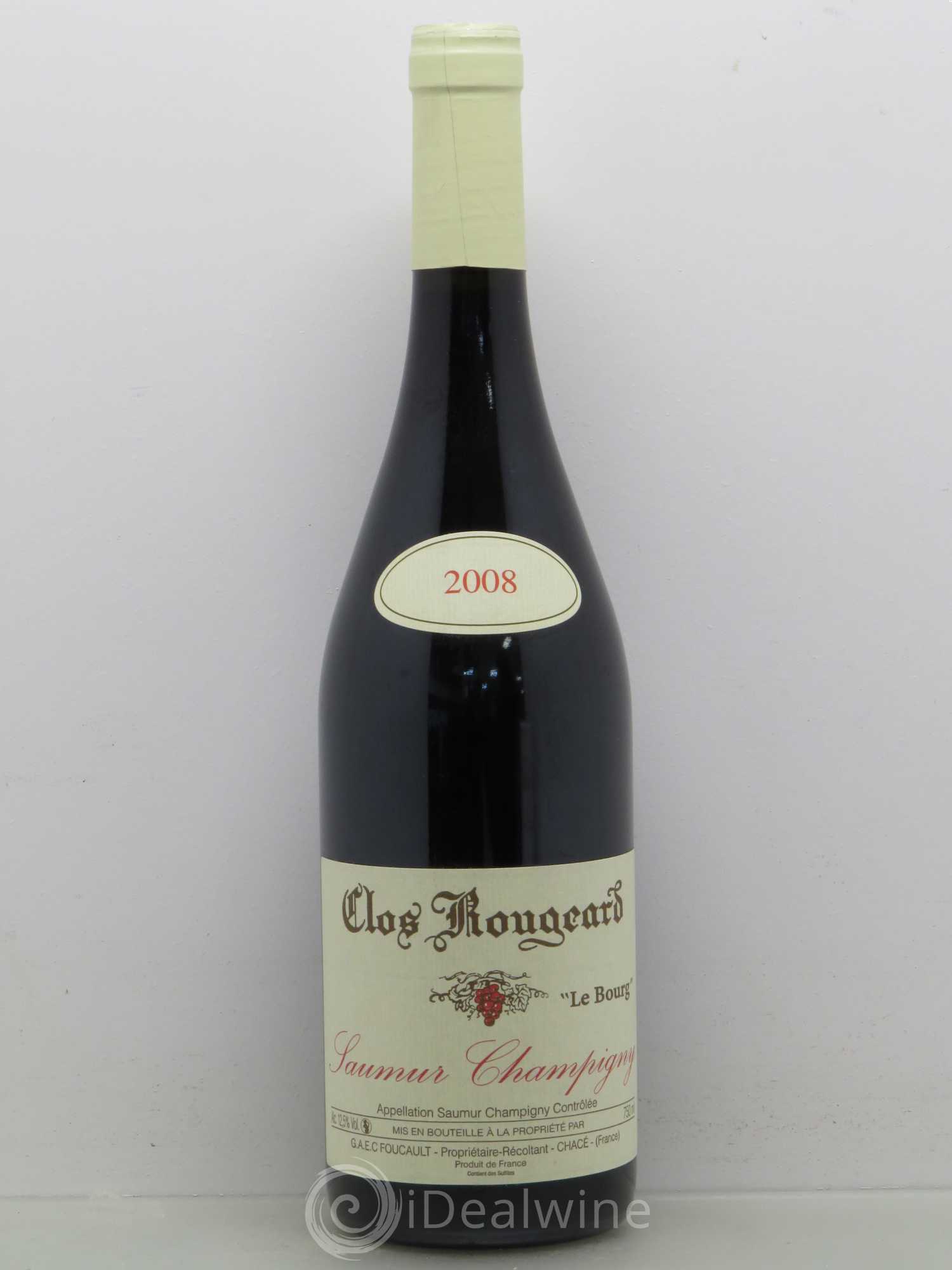 Saumur-Champigny Le Bourg Clos Rougeard 2008 - Lot de 1 bouteille - 0
